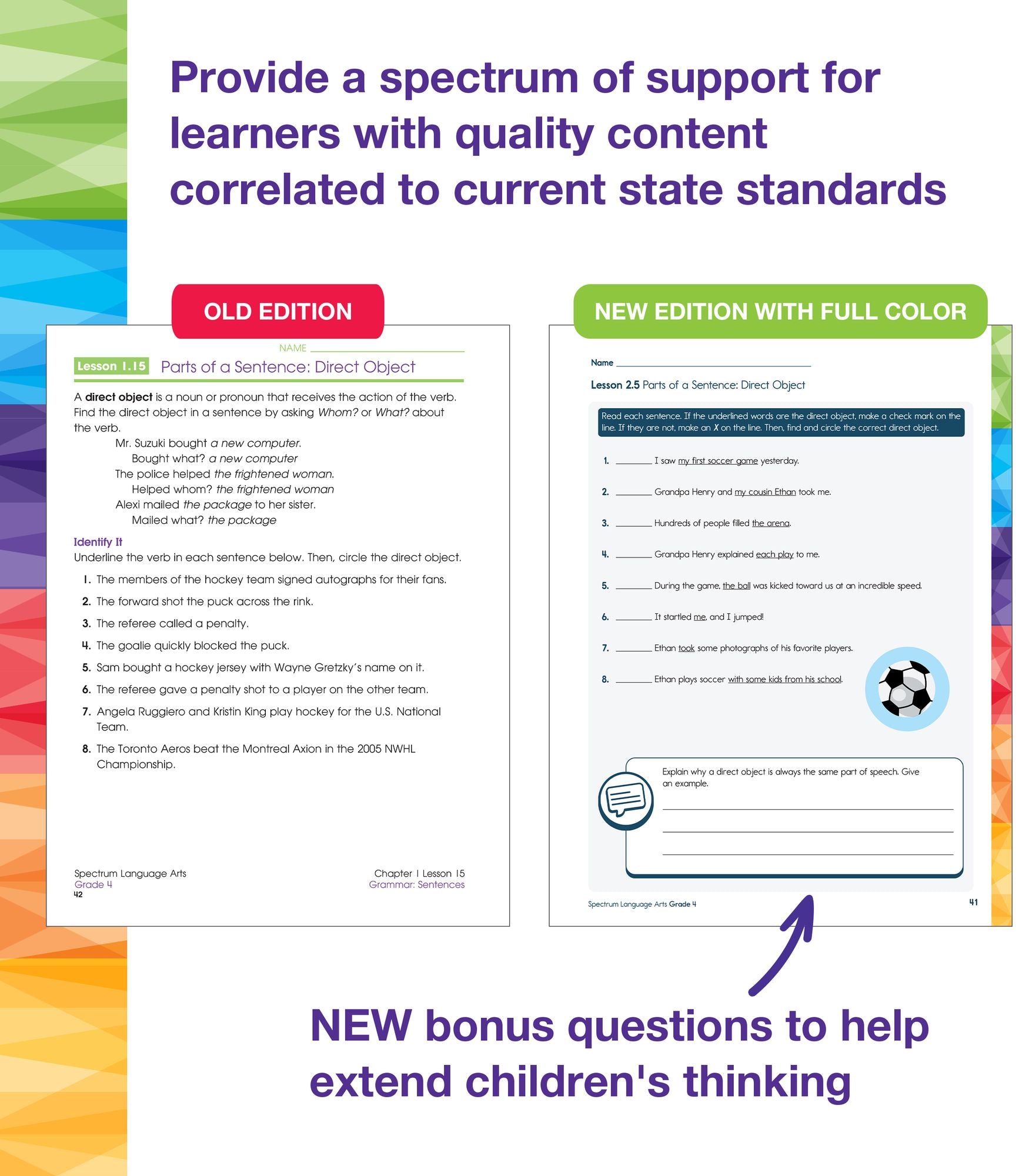 Spectrum Language Arts Workbook, Grade 4