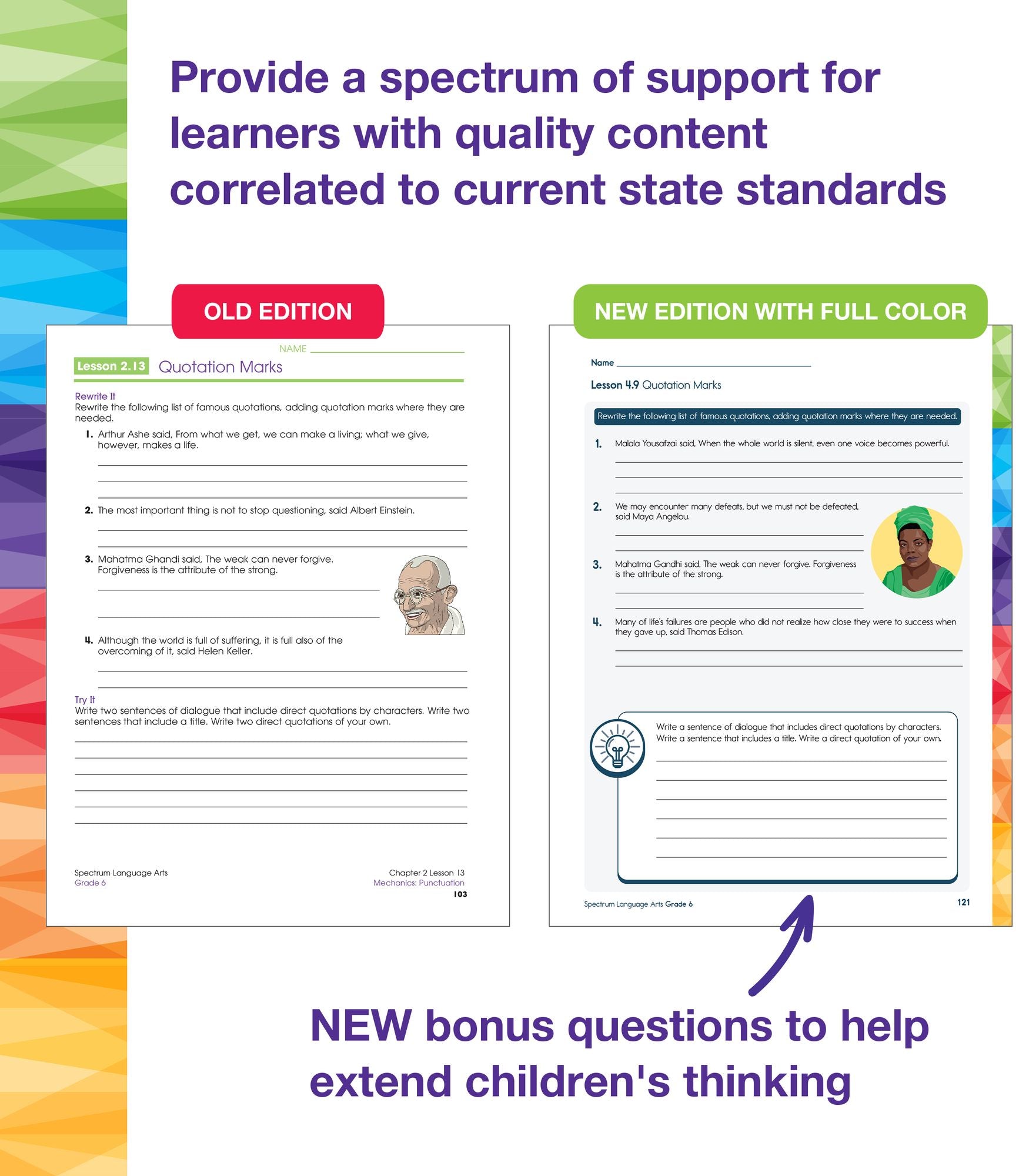 Spectrum Language Arts Workbook, Grade 6