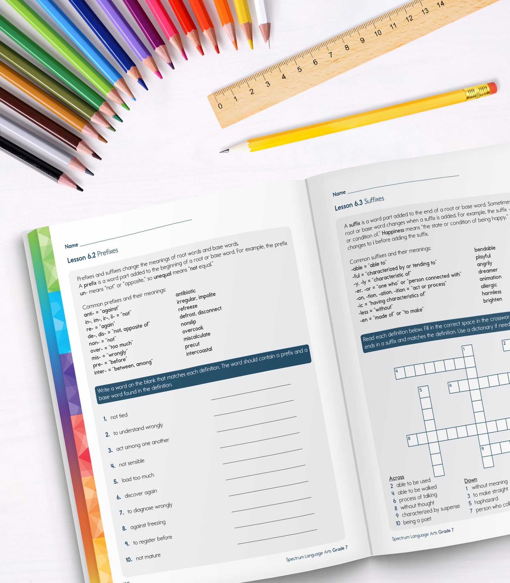 Spectrum Language Arts Workbook, Grade 7