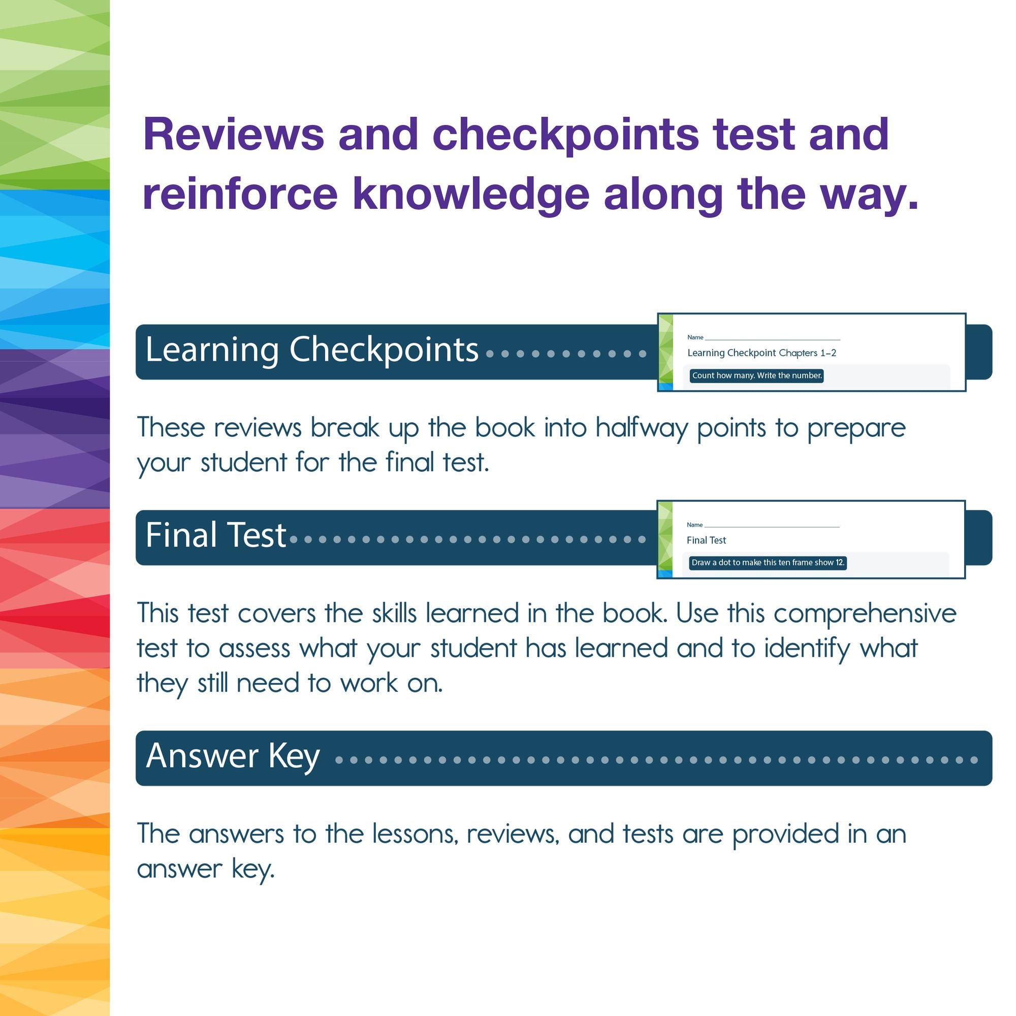 Spectrum Math Workbook, Grade K