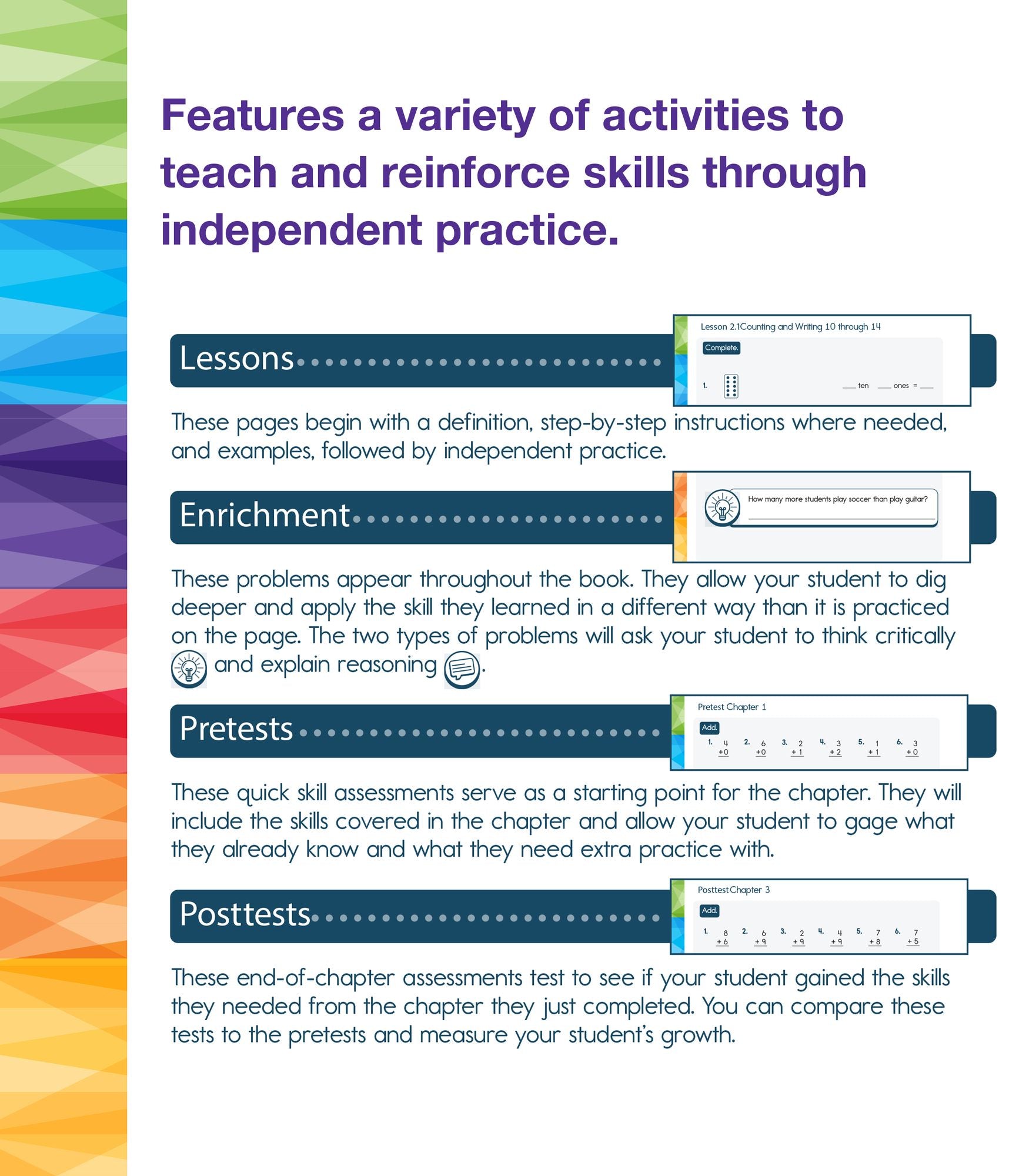 Spectrum Math Workbook, Grade 1