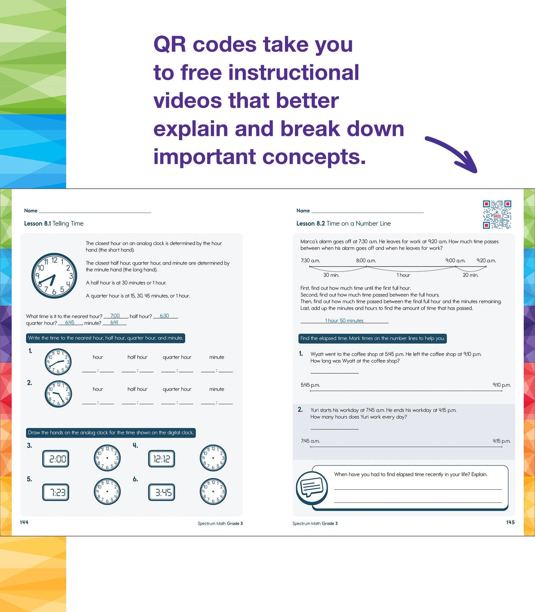 Spectrum Math Workbook, Grade 3