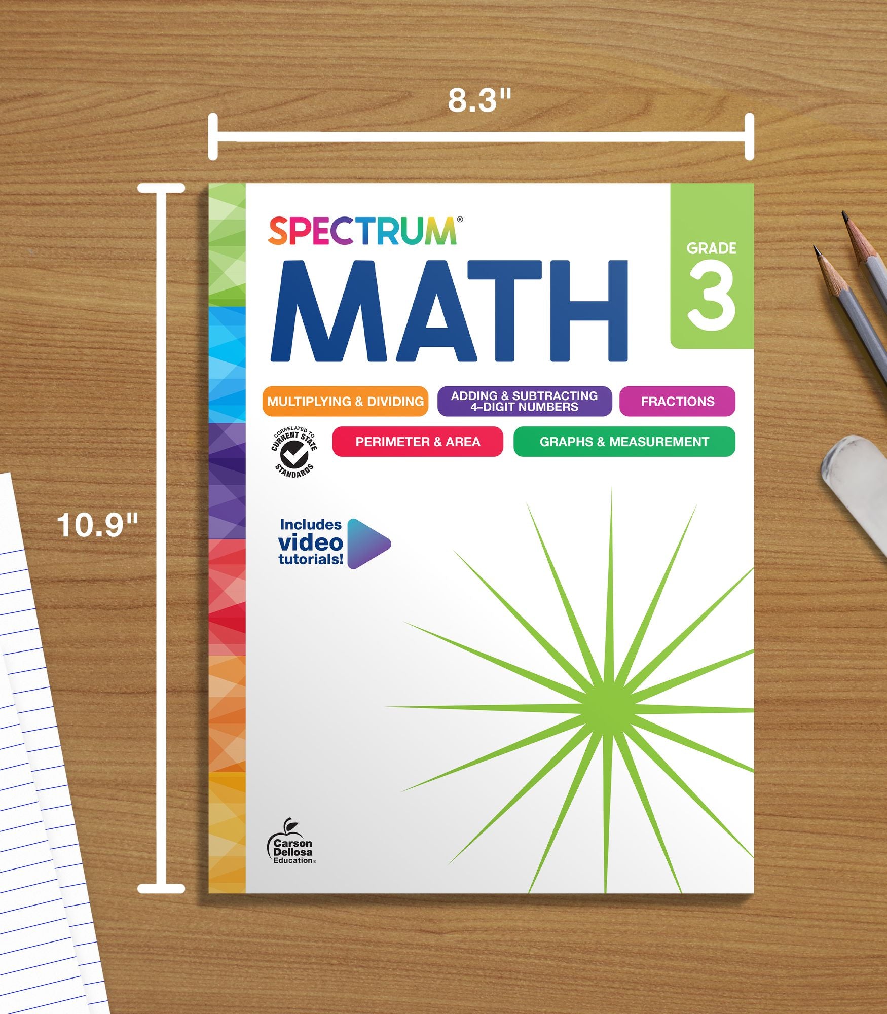 Spectrum Math Workbook, Grade 3