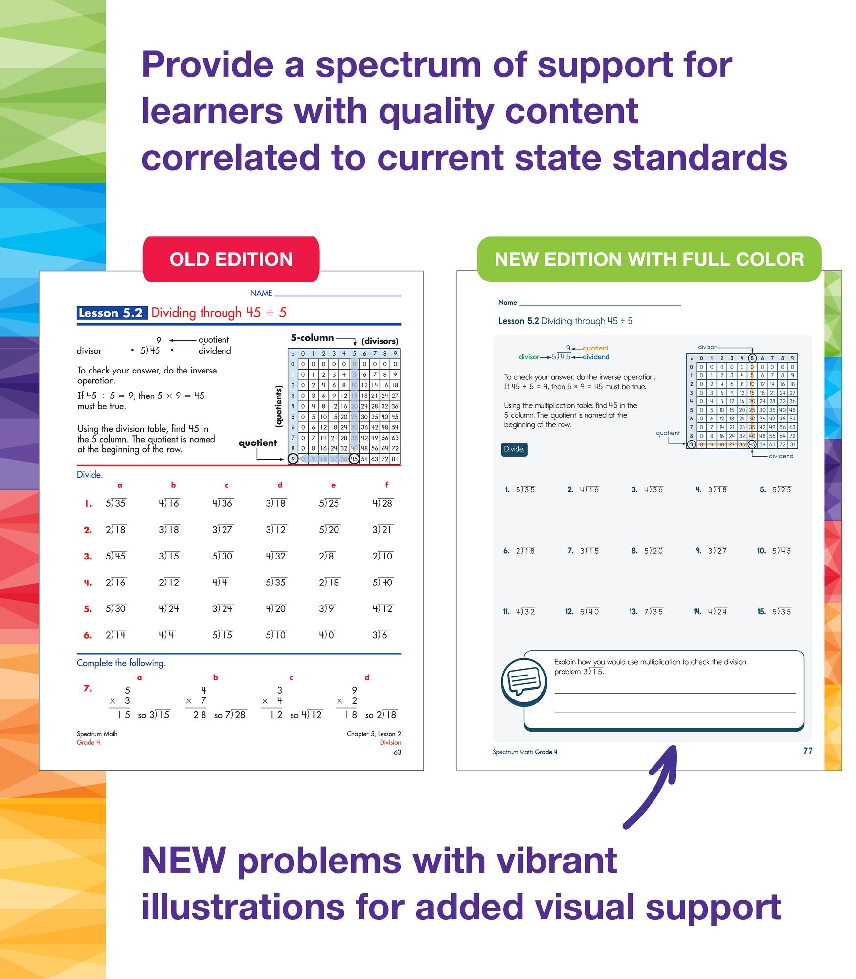 Spectrum Math Workbook, Grade 4