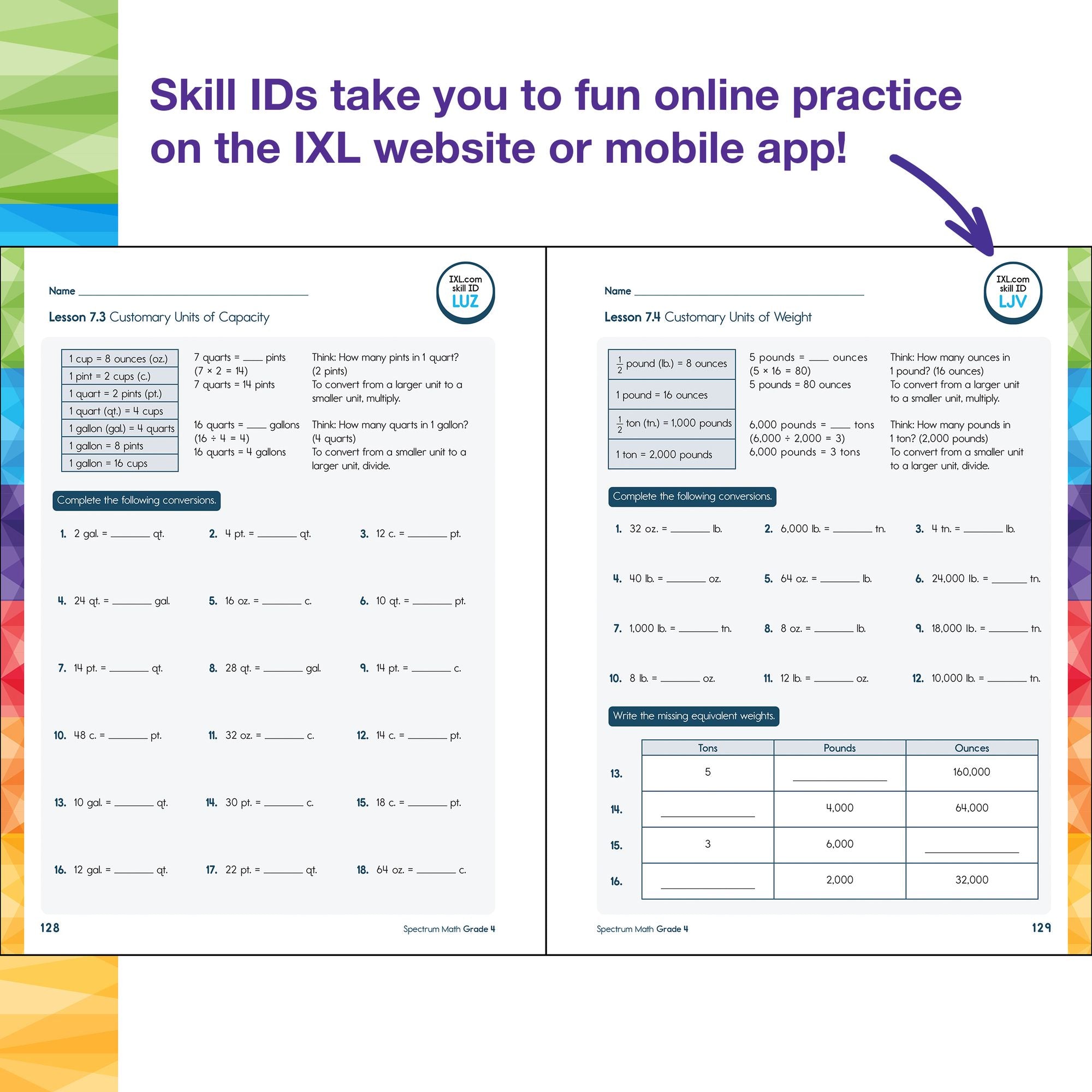 Spectrum Math Workbook, Grade 4