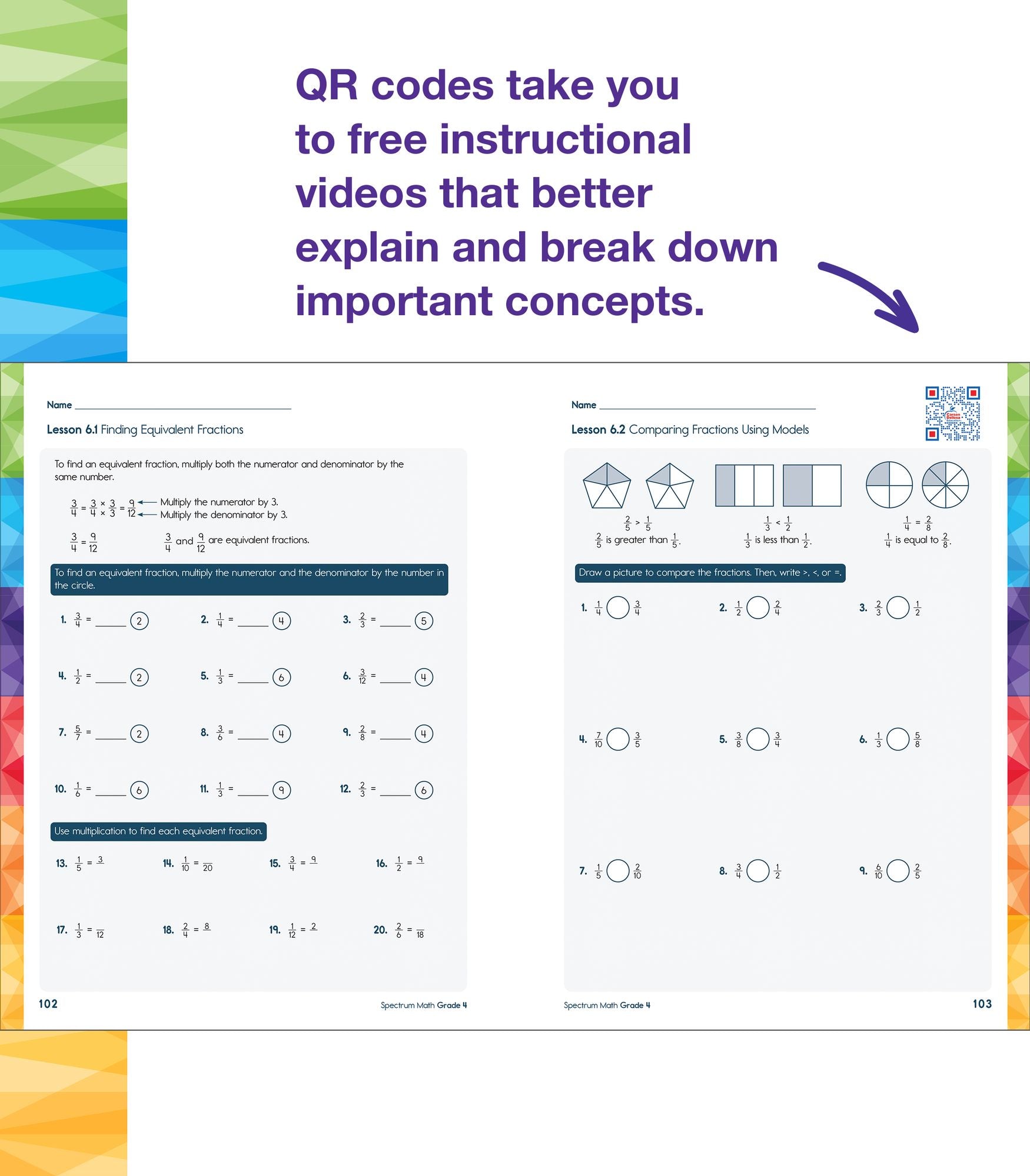 Spectrum Math Workbook, Grade 4