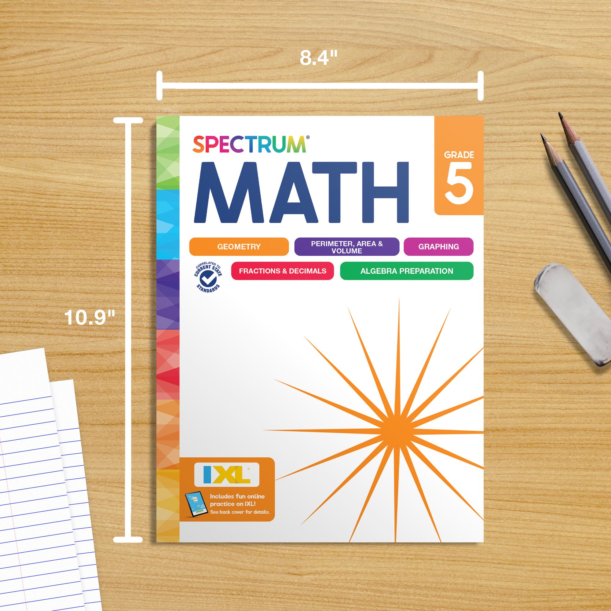 Spectrum Math Workbook, Grade 5