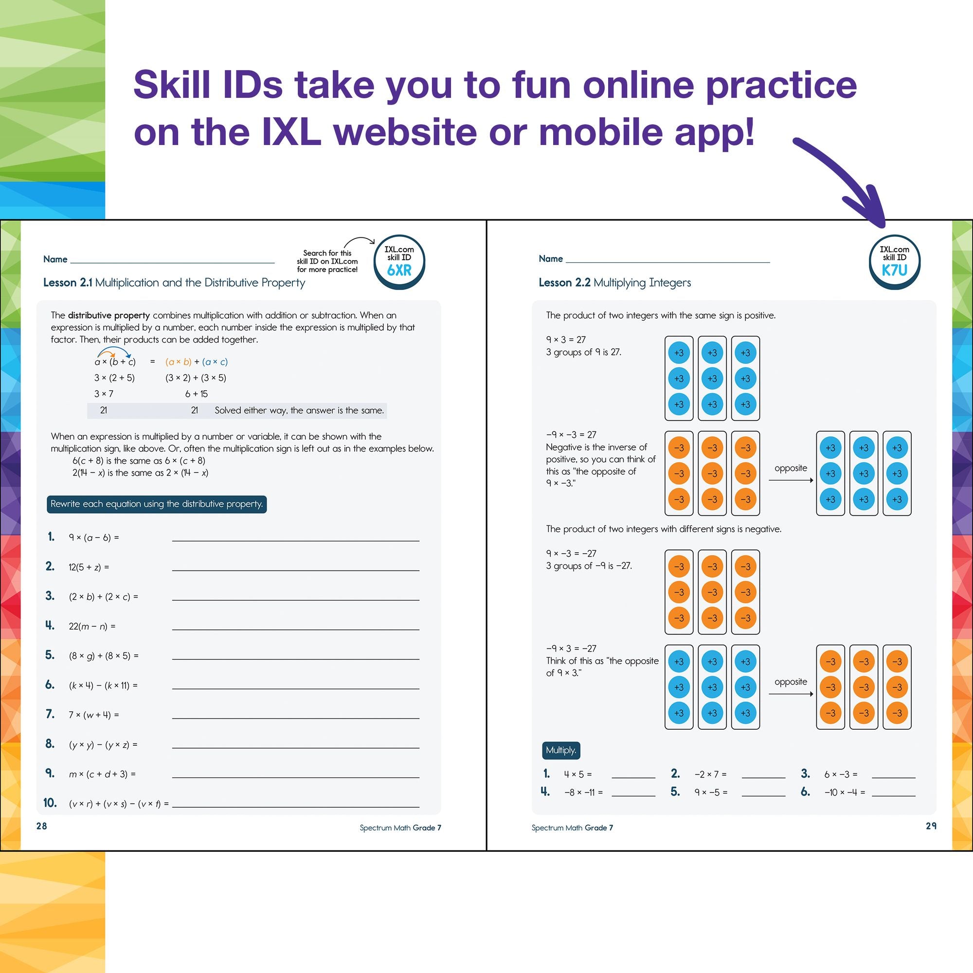 Spectrum Math Workbook, Grade 7