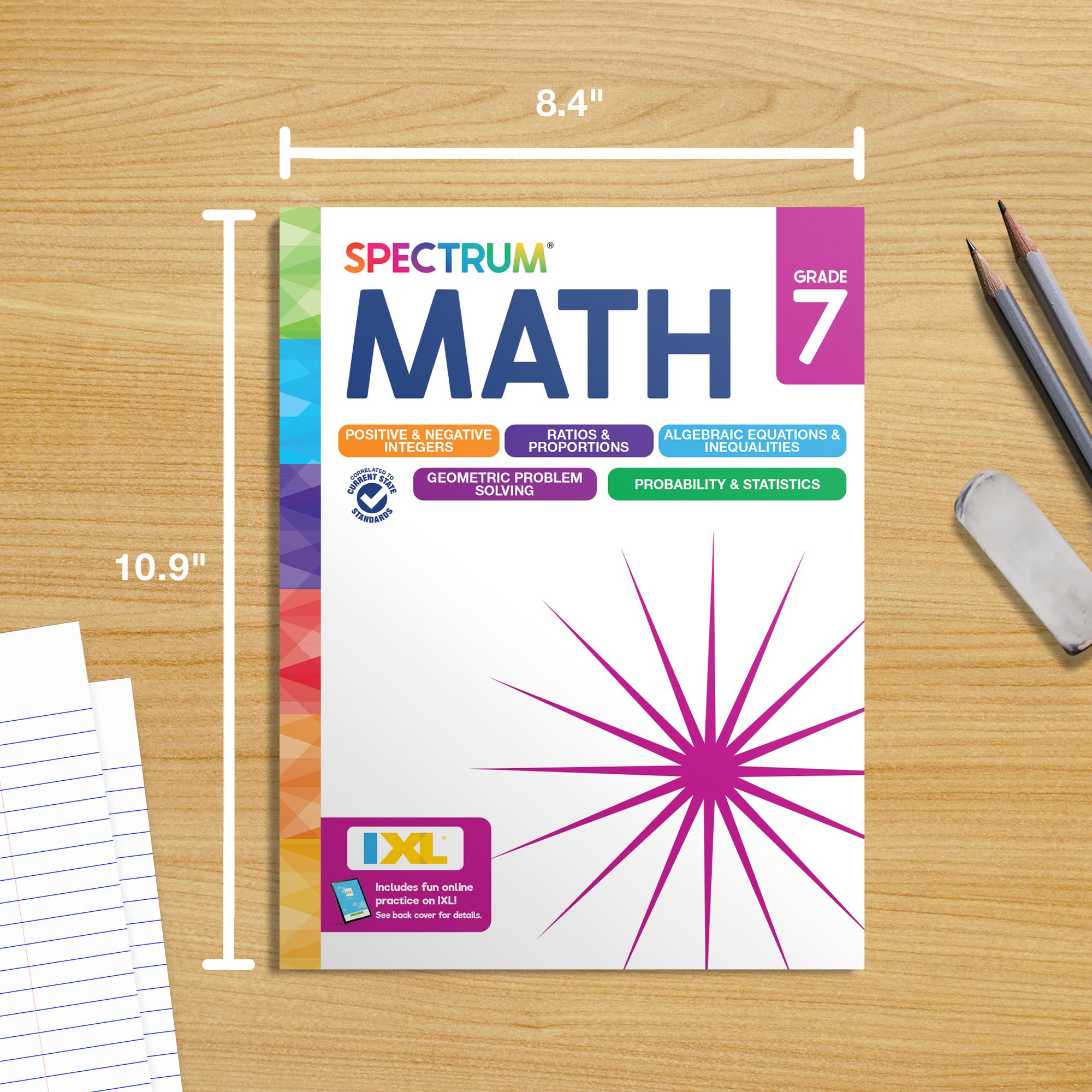 Spectrum Math Workbook, Grade 7