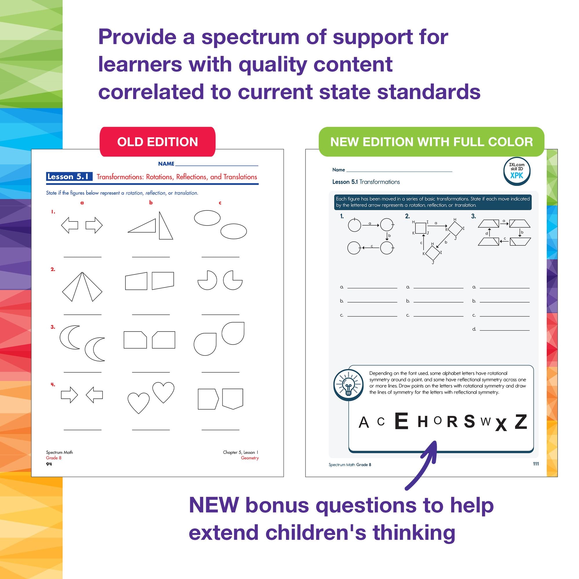 Spectrum Math Workbook, Grade 8