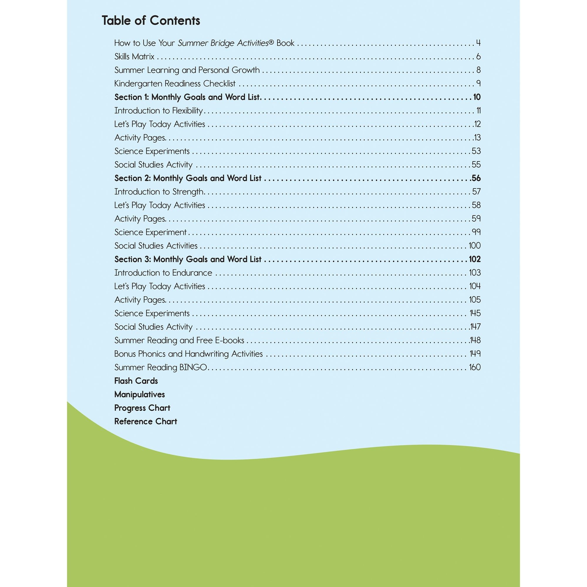 Summer Bridge Activities, Grades PK - K