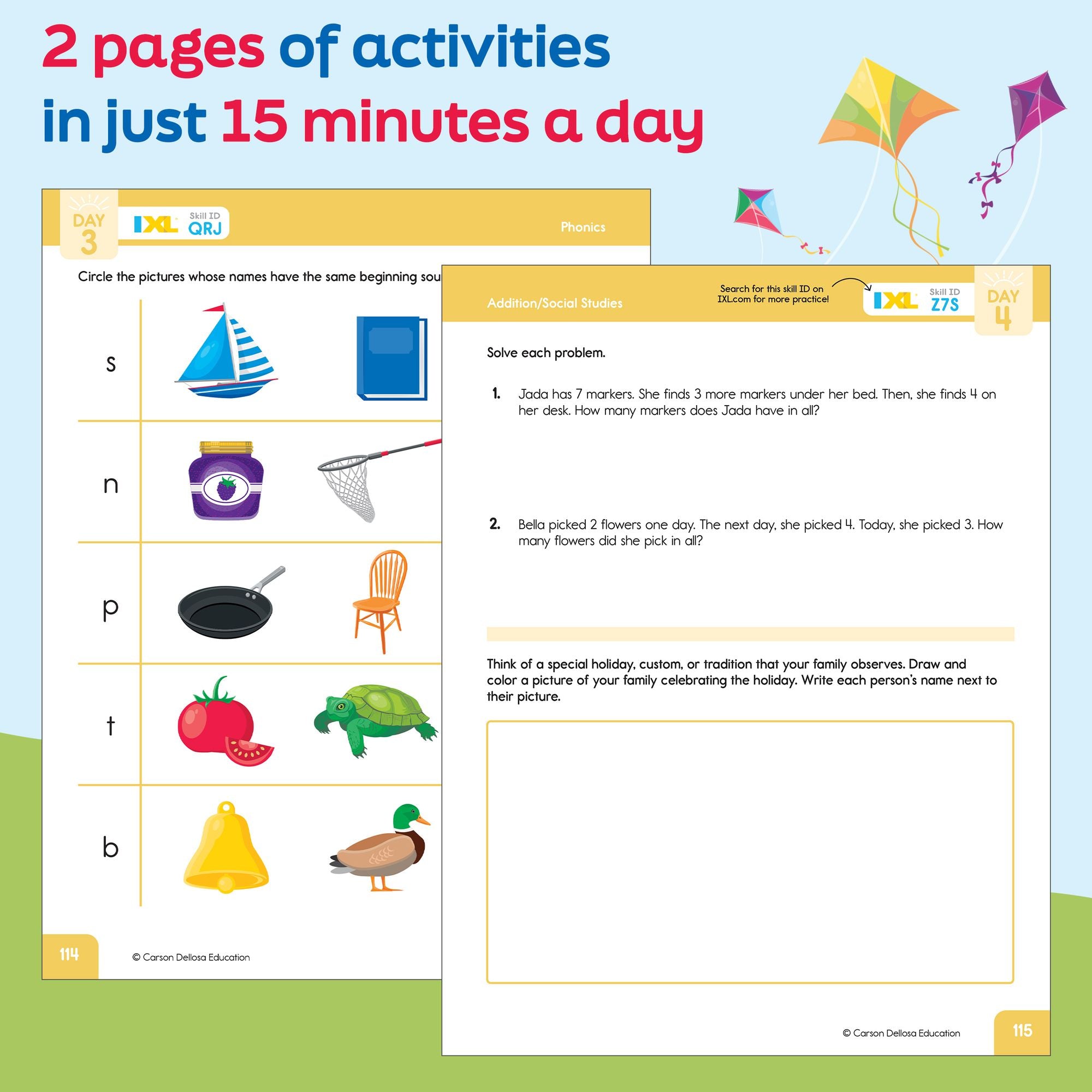 Summer Bridge Activities, Grades K - 1