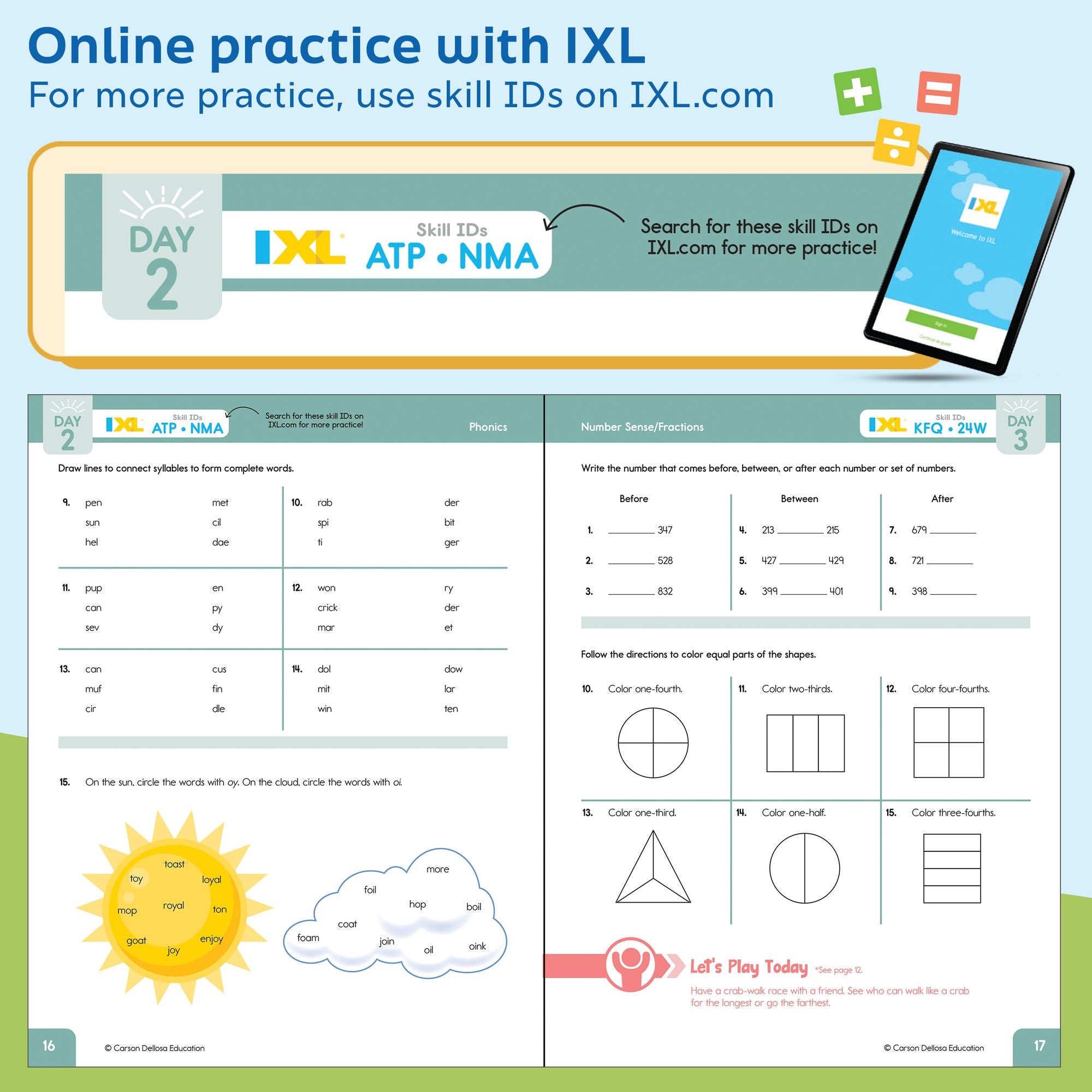 Summer Bridge Activities, Grades 2 - 3