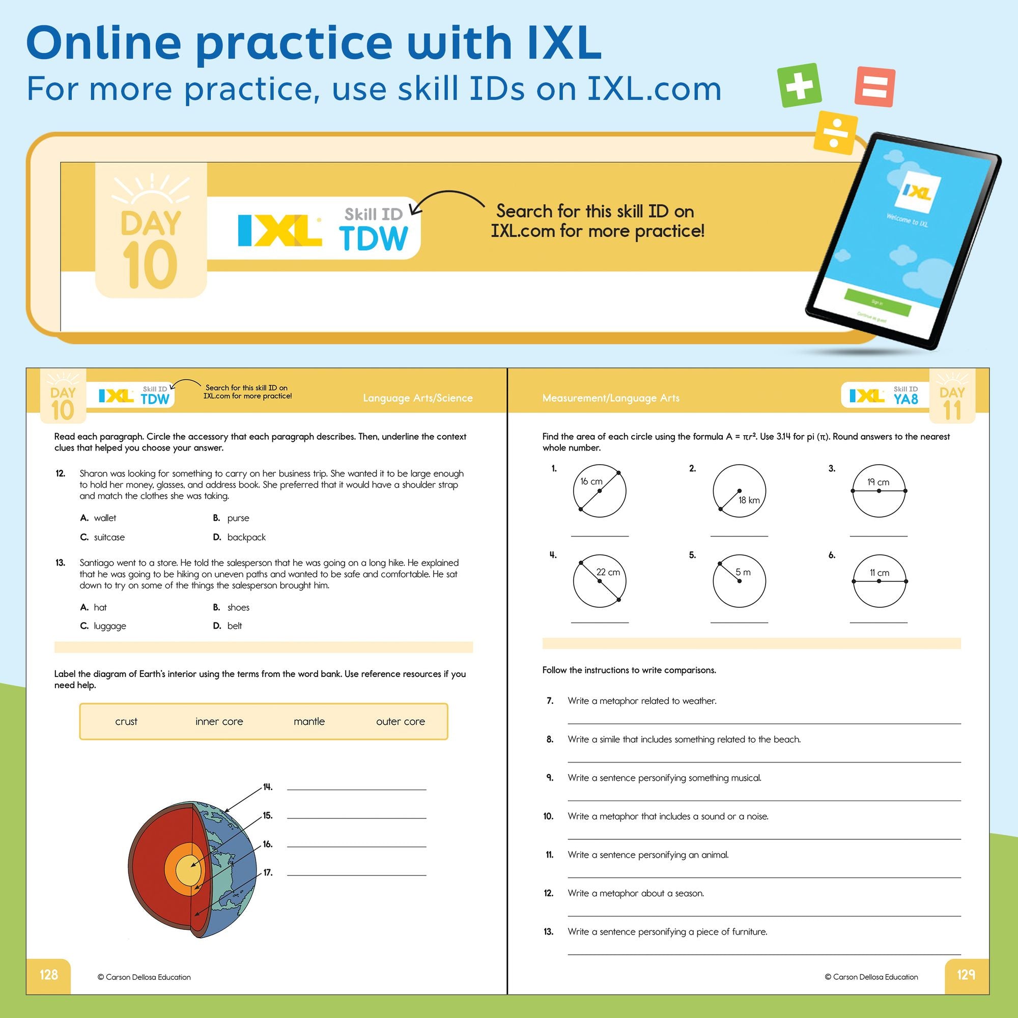 Summer Bridge Activities, Grades 6 - 7