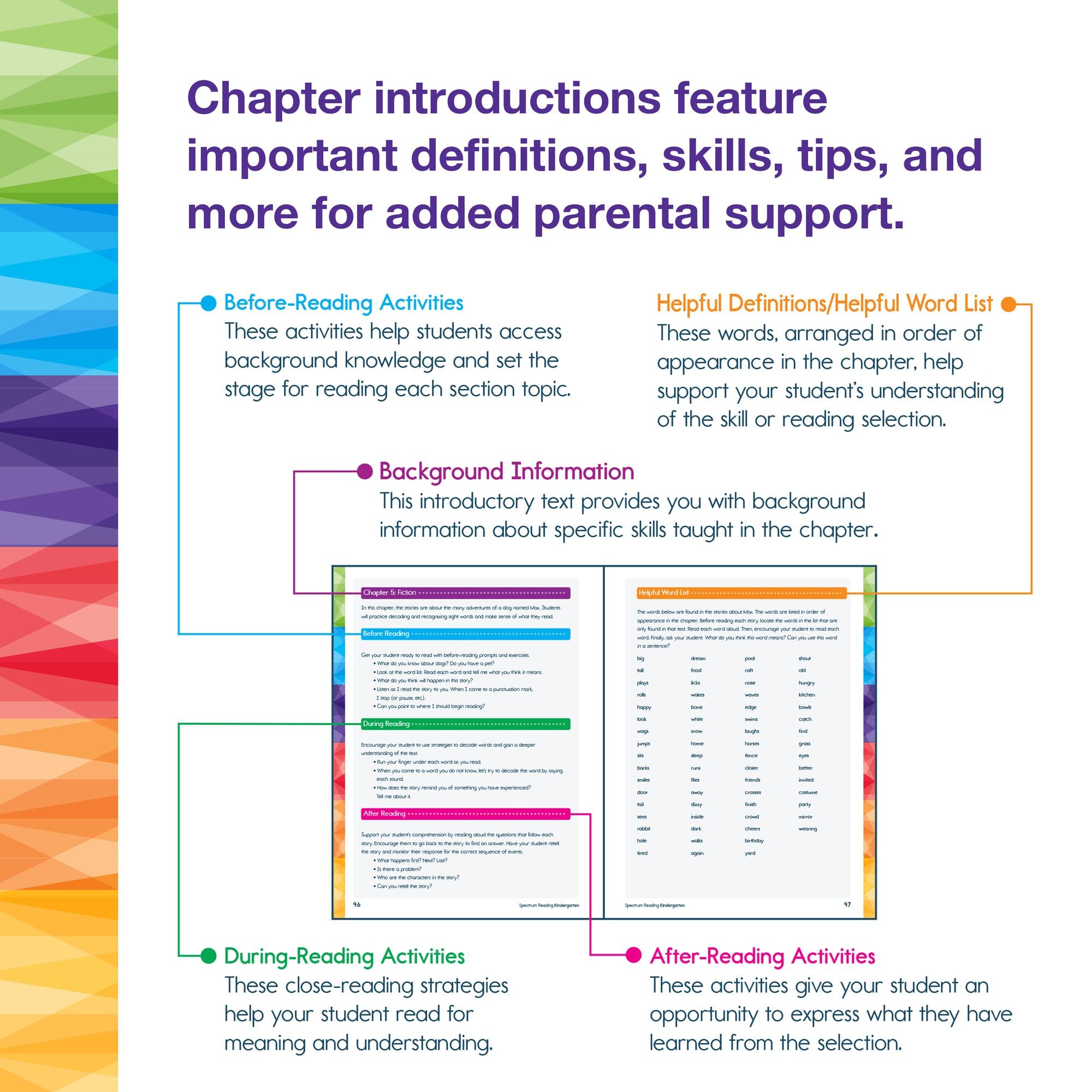 Spectrum Reading Workbook, Grade K