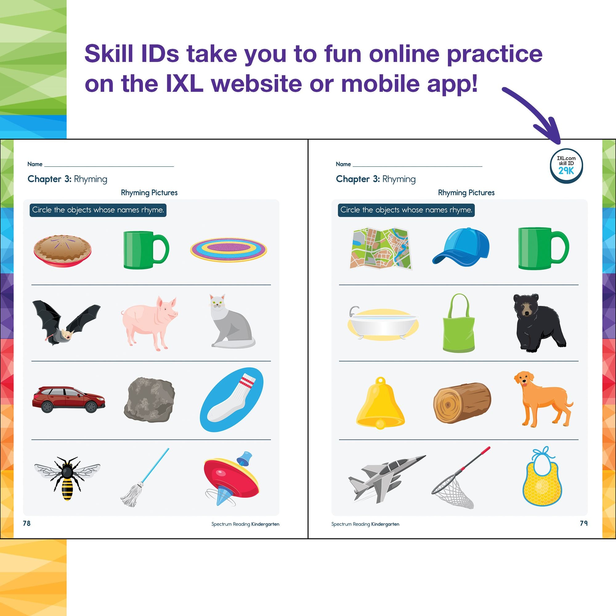 Spectrum Reading Workbook, Grade K