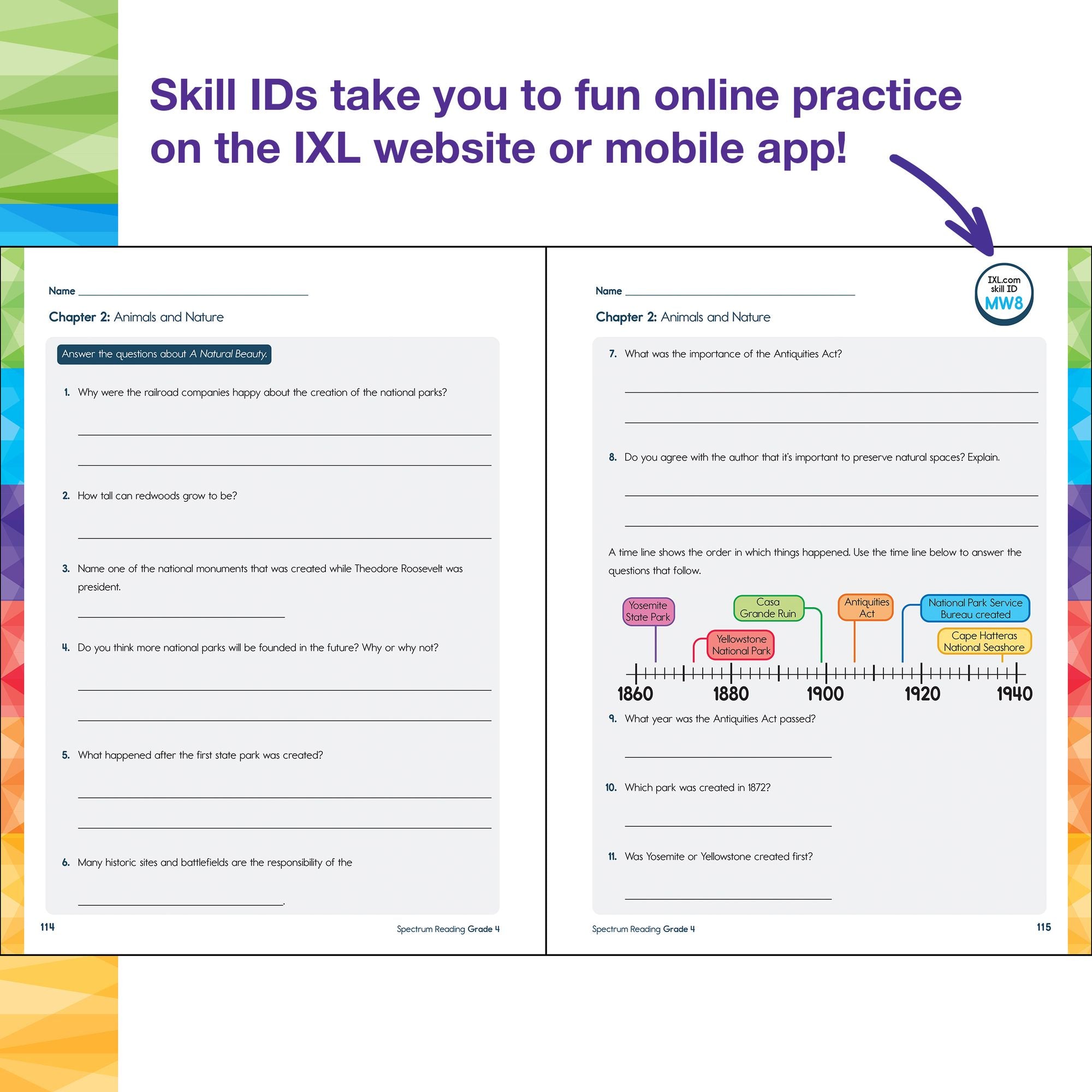 Spectrum Reading Workbook, Grade 4