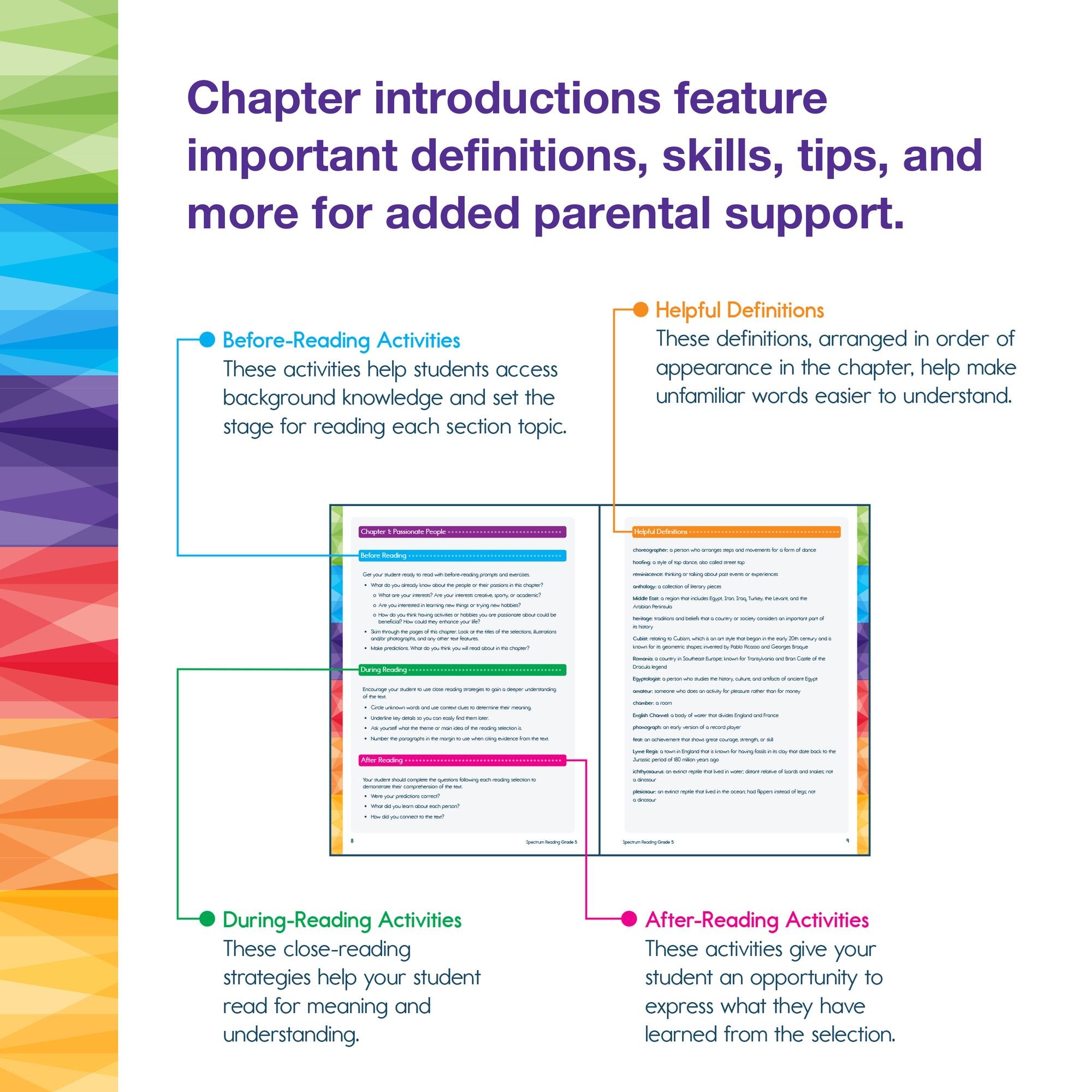 Spectrum Reading Workbook, Grade 5