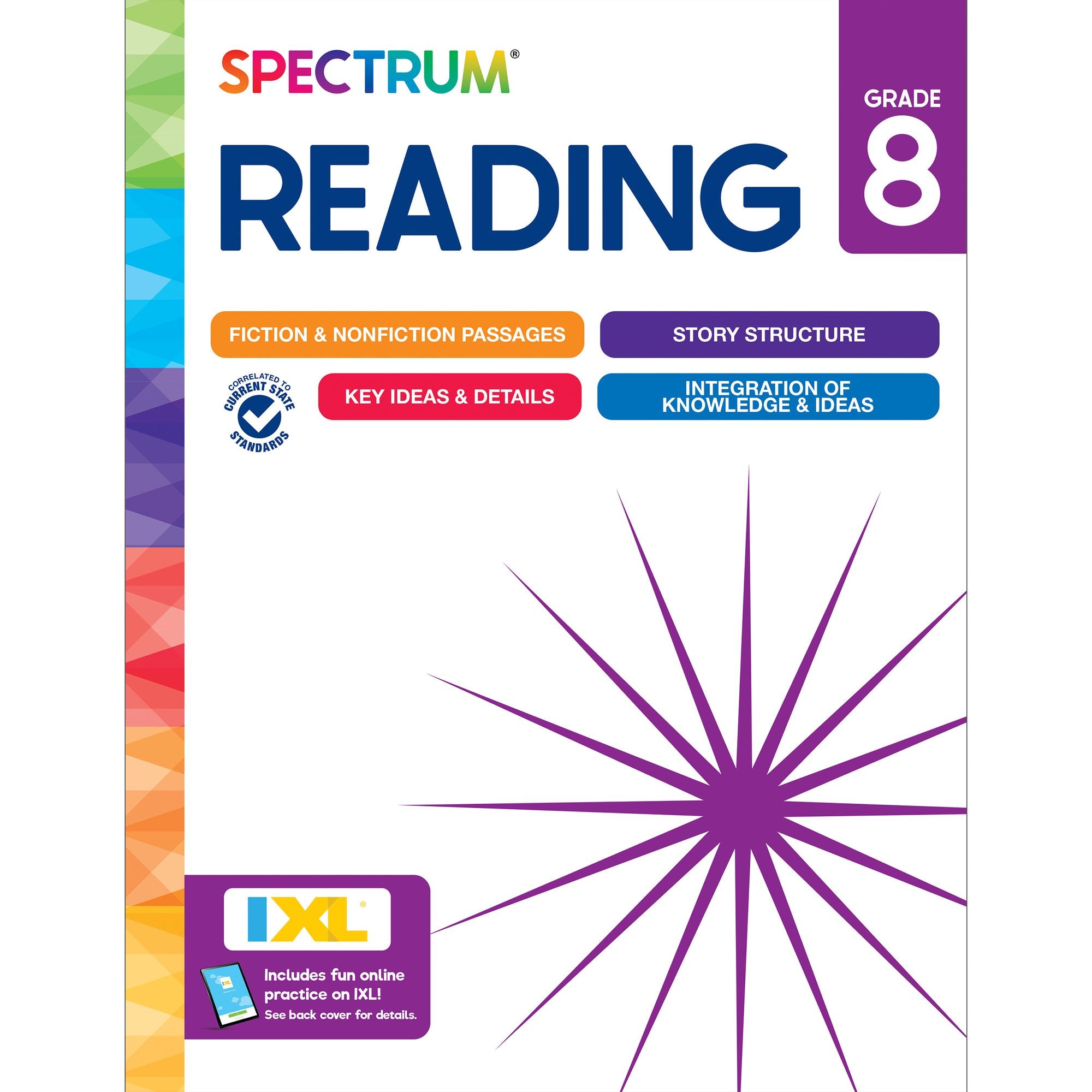 Spectrum Reading Workbook, Grade 8