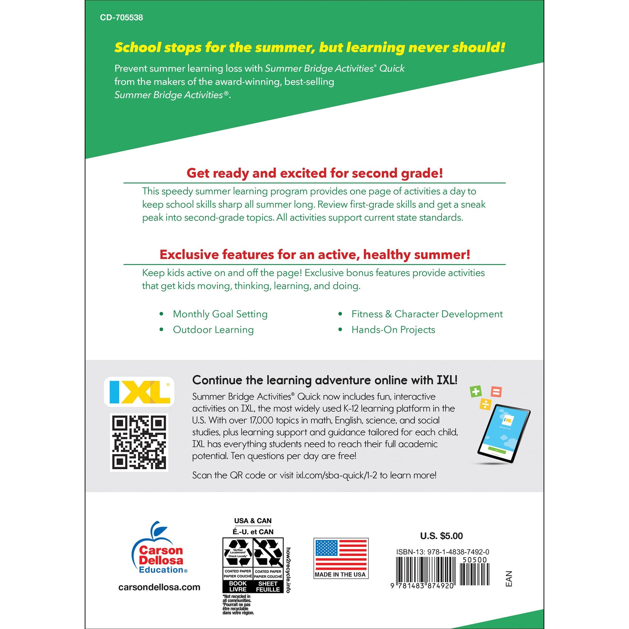 Summer Bridge Activities® Quick