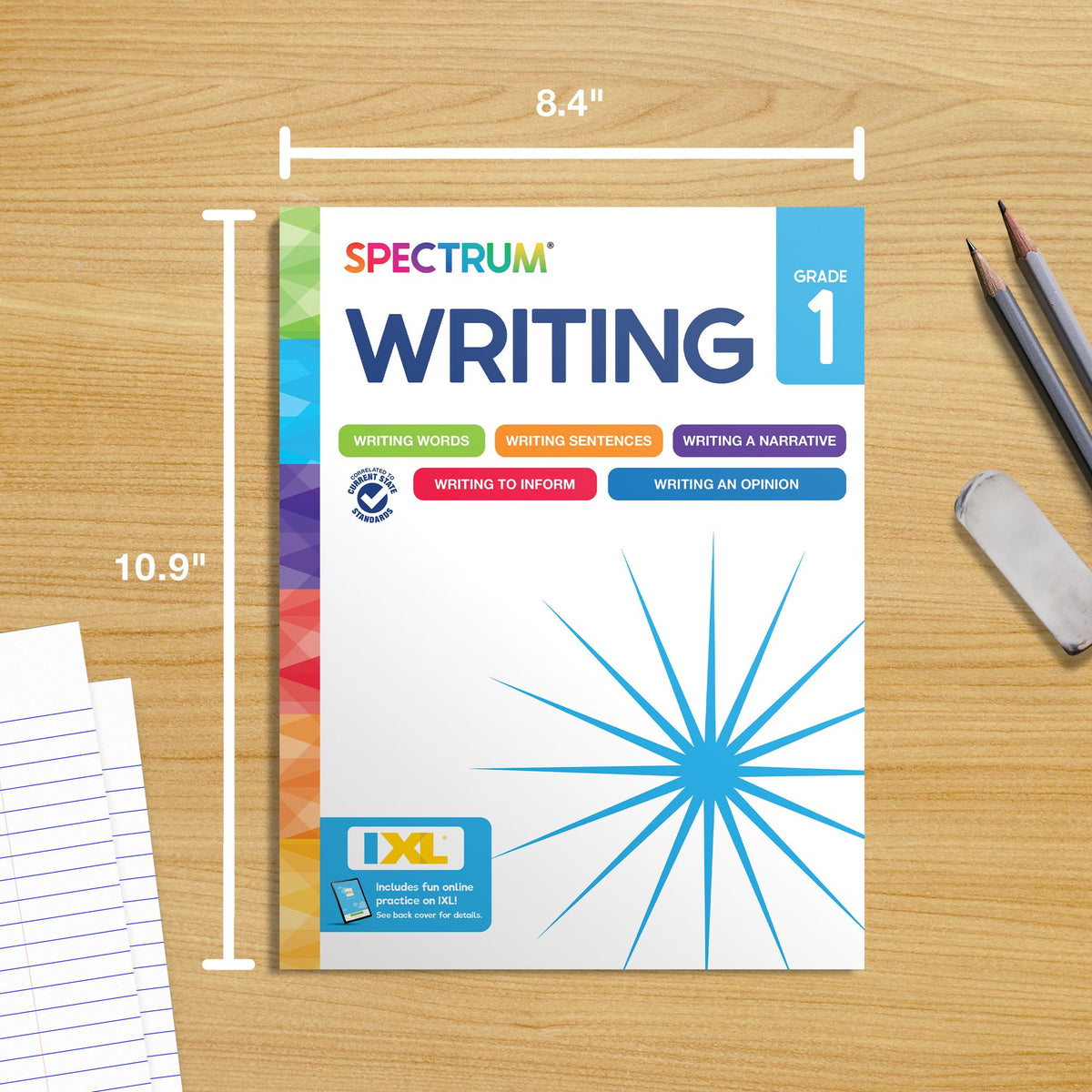 Spectrum Writing Workbook, Grade 1