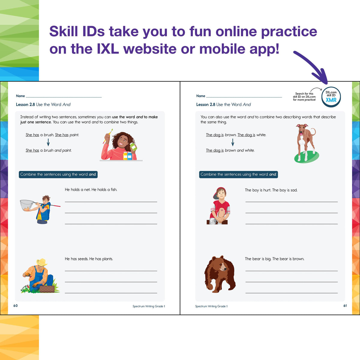 Spectrum Writing Workbook, Grade 1
