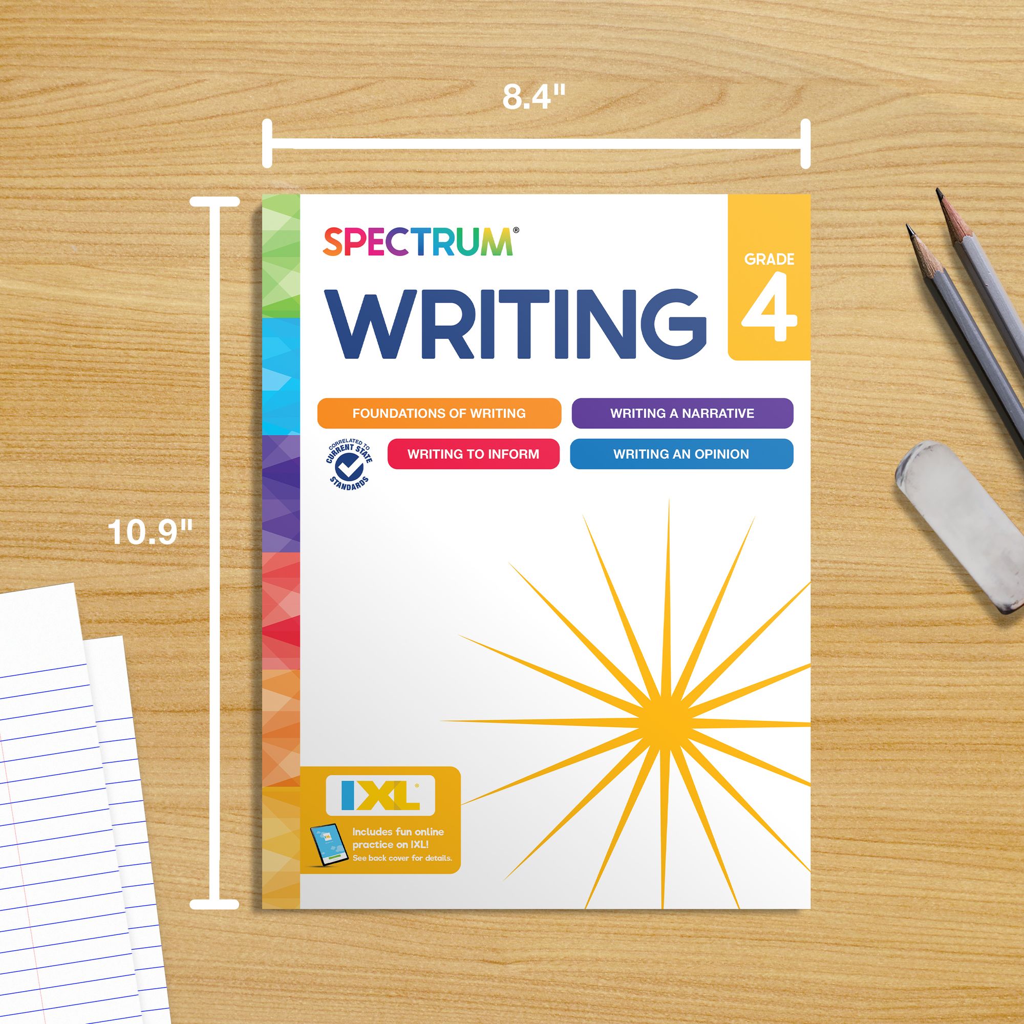 Spectrum Writing Workbook, Grade 4
