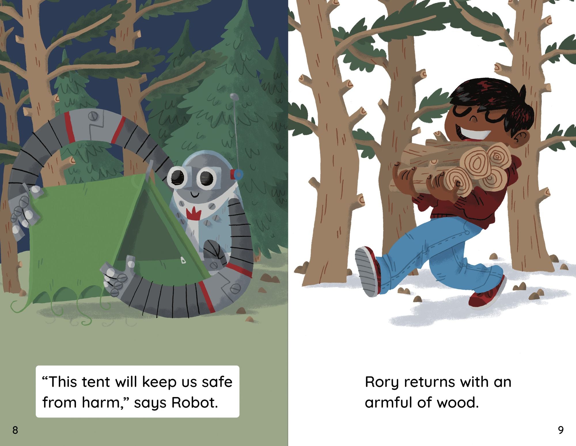 Rory and Robot Go Camping