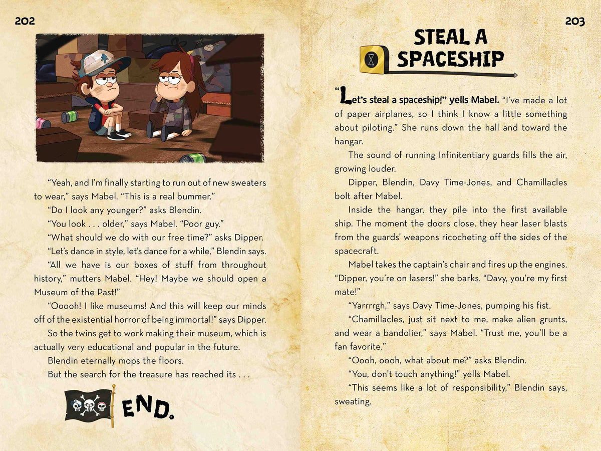 Gravity Falls:: Dipper and Mabel and the Curse of the Time Pirates' Treasure!: A Select Your Own Choose-Venture!