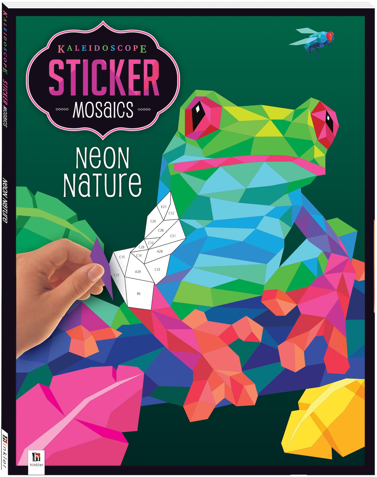 Sticker Mosaics: Neon Nature
