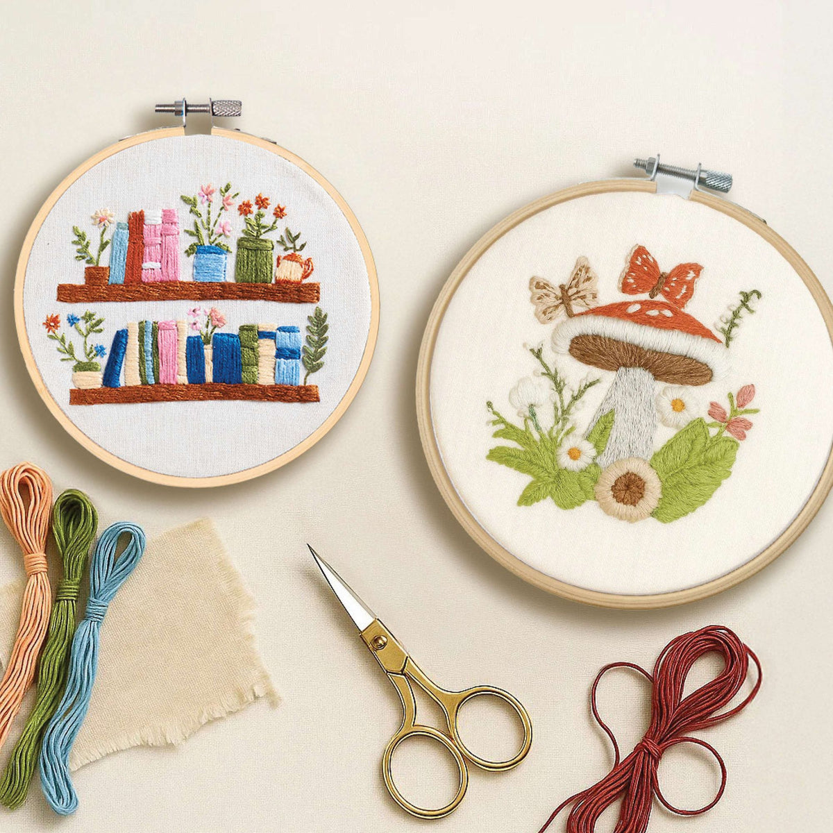 Craft Maker Cottagecore Embroidery Kit