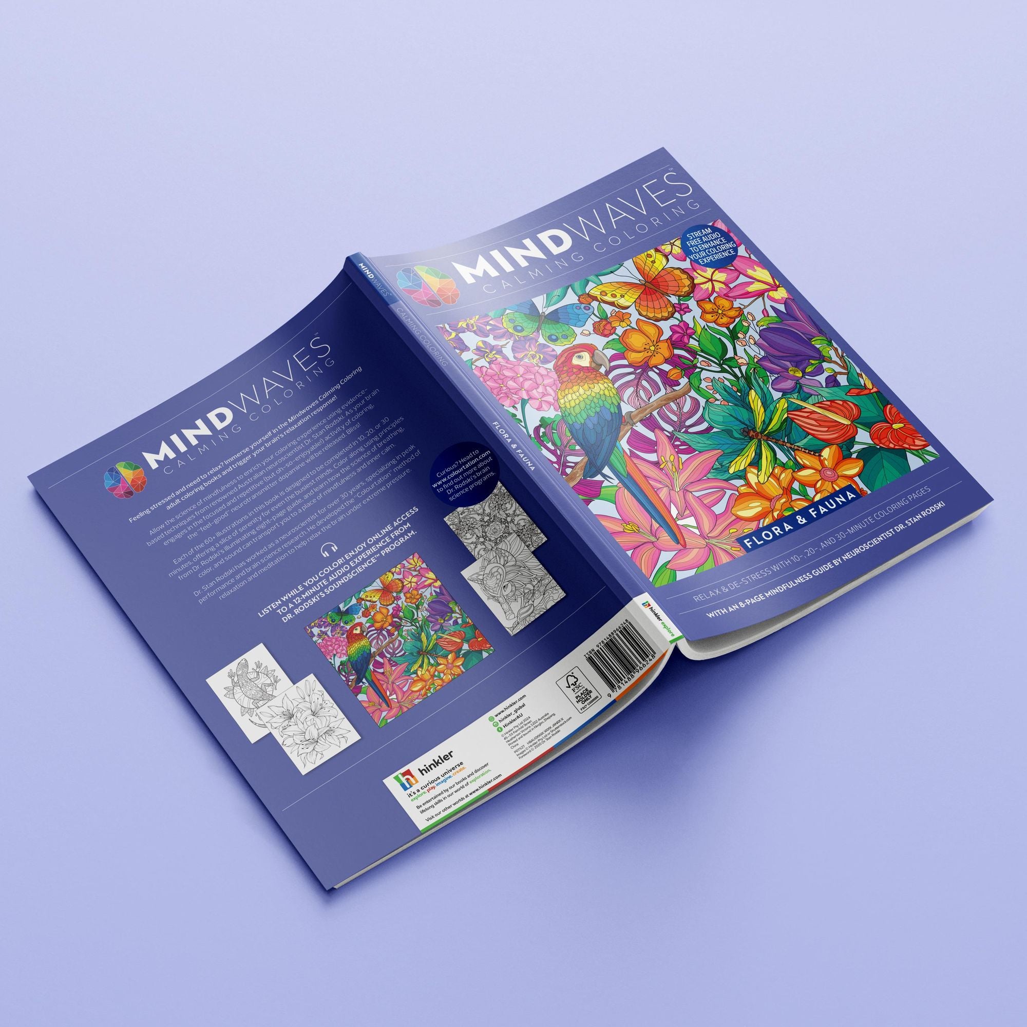 Mindwaves Coloring - Flora & Fauna