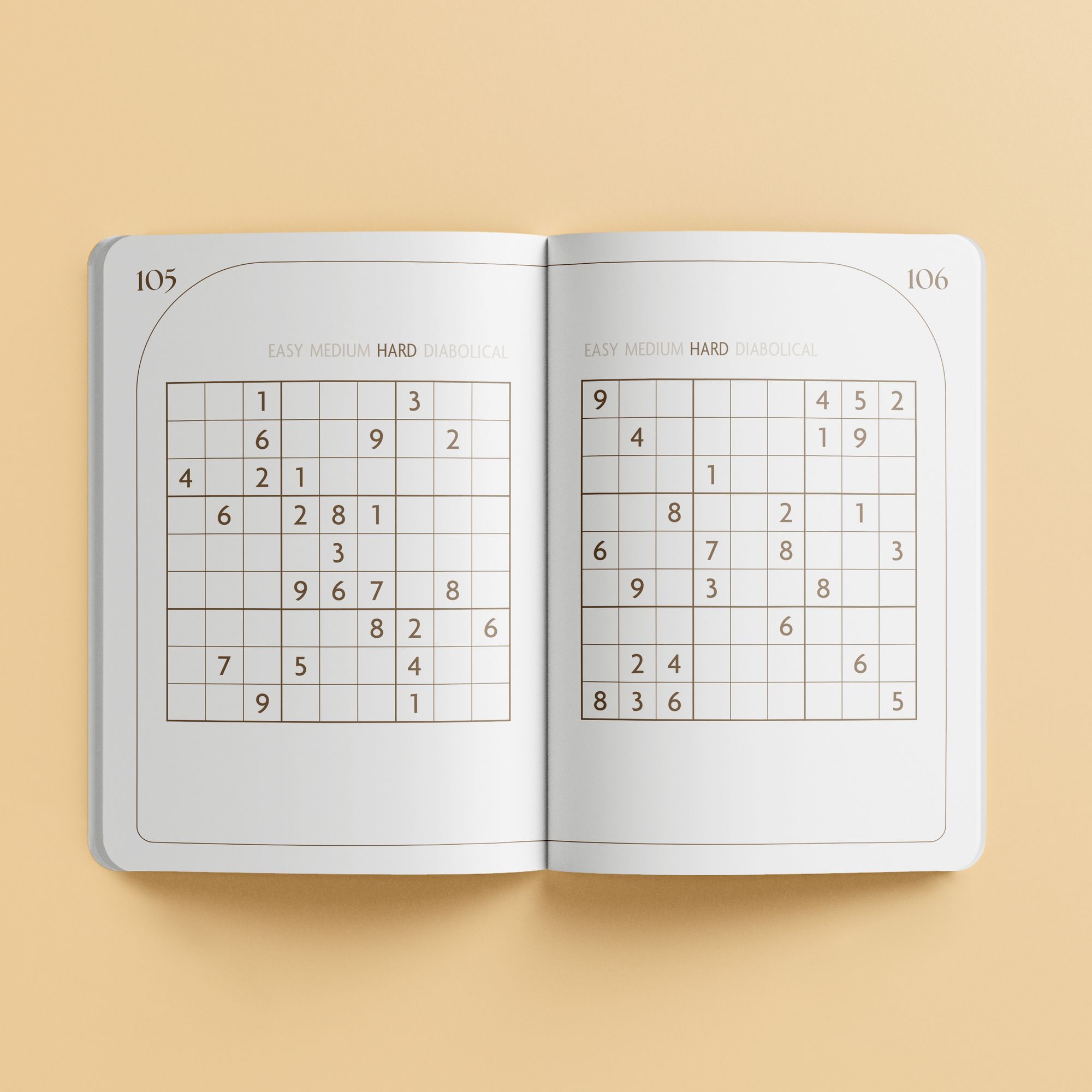 Faux Suede Puzzles Sudoku