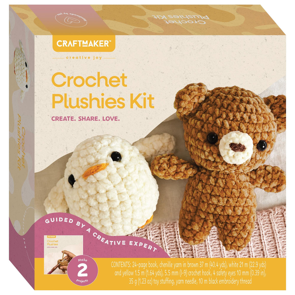 Craft Maker Crochet Plushies Kit