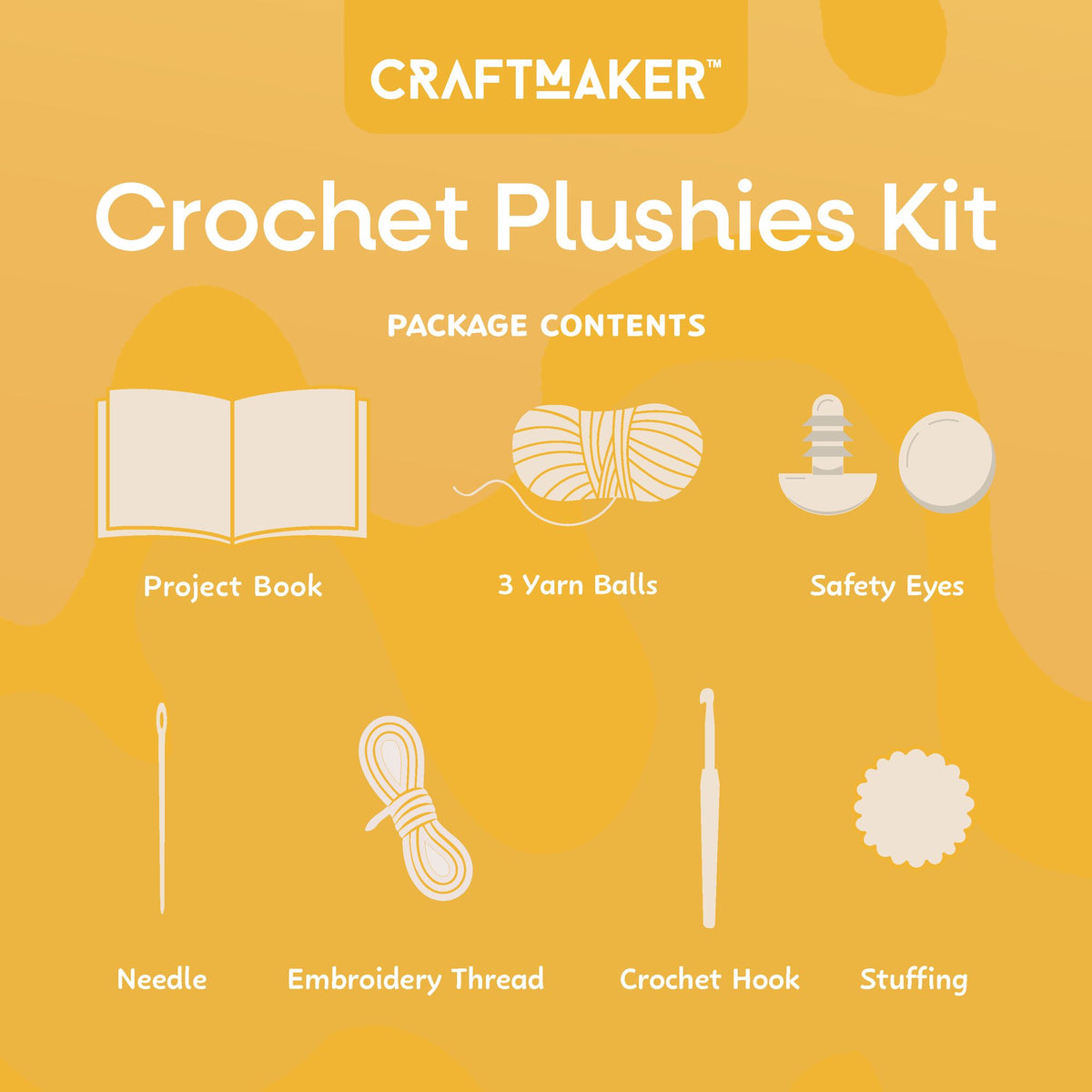 Craft Maker Crochet Plushies Kit
