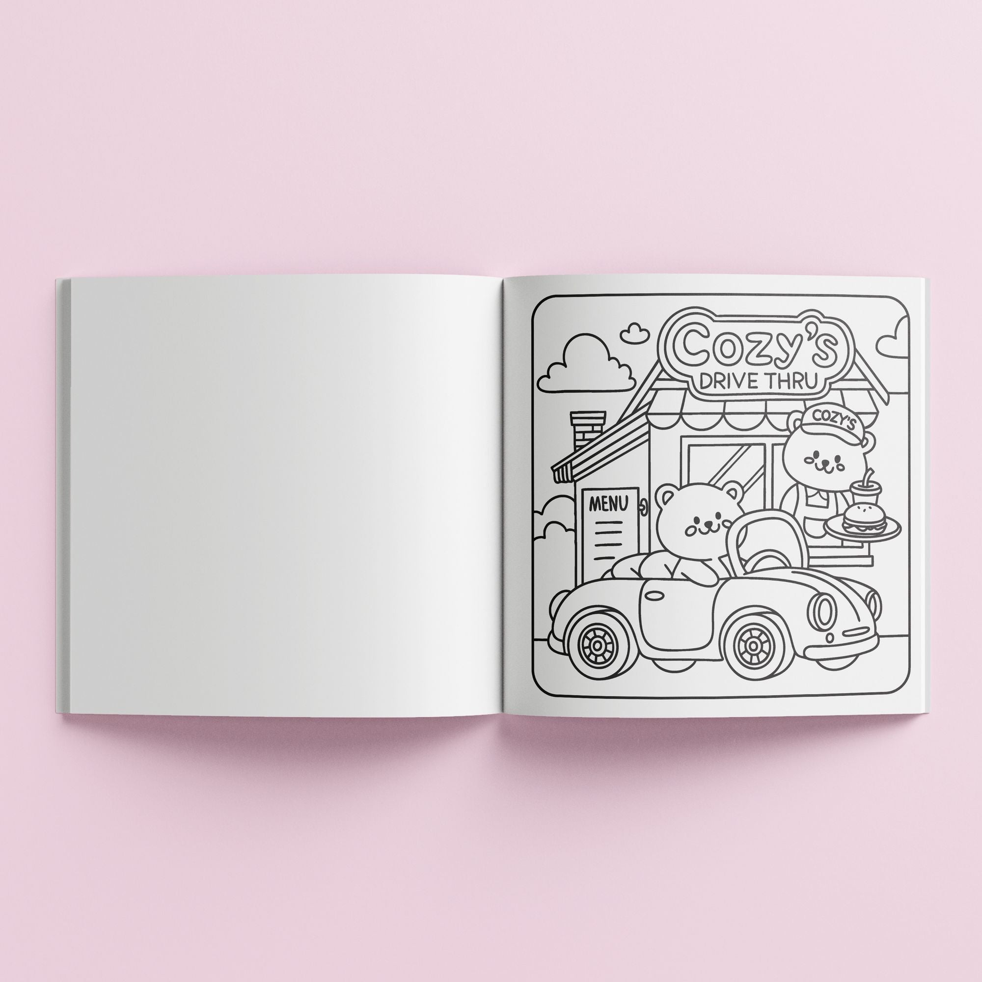 Cozy Coloring Around Town