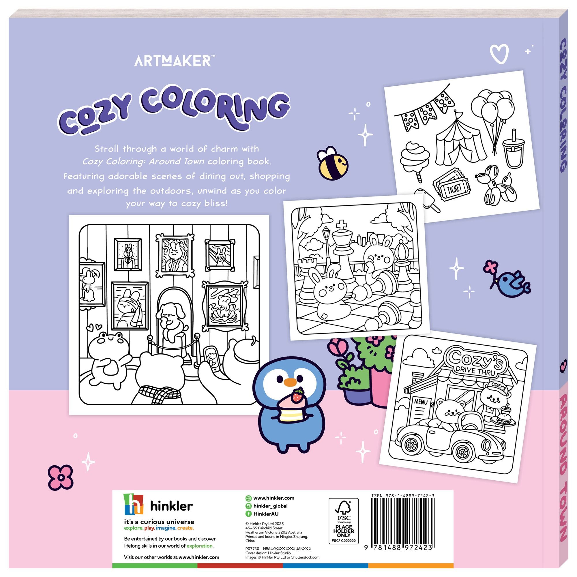 Cozy Coloring Around Town