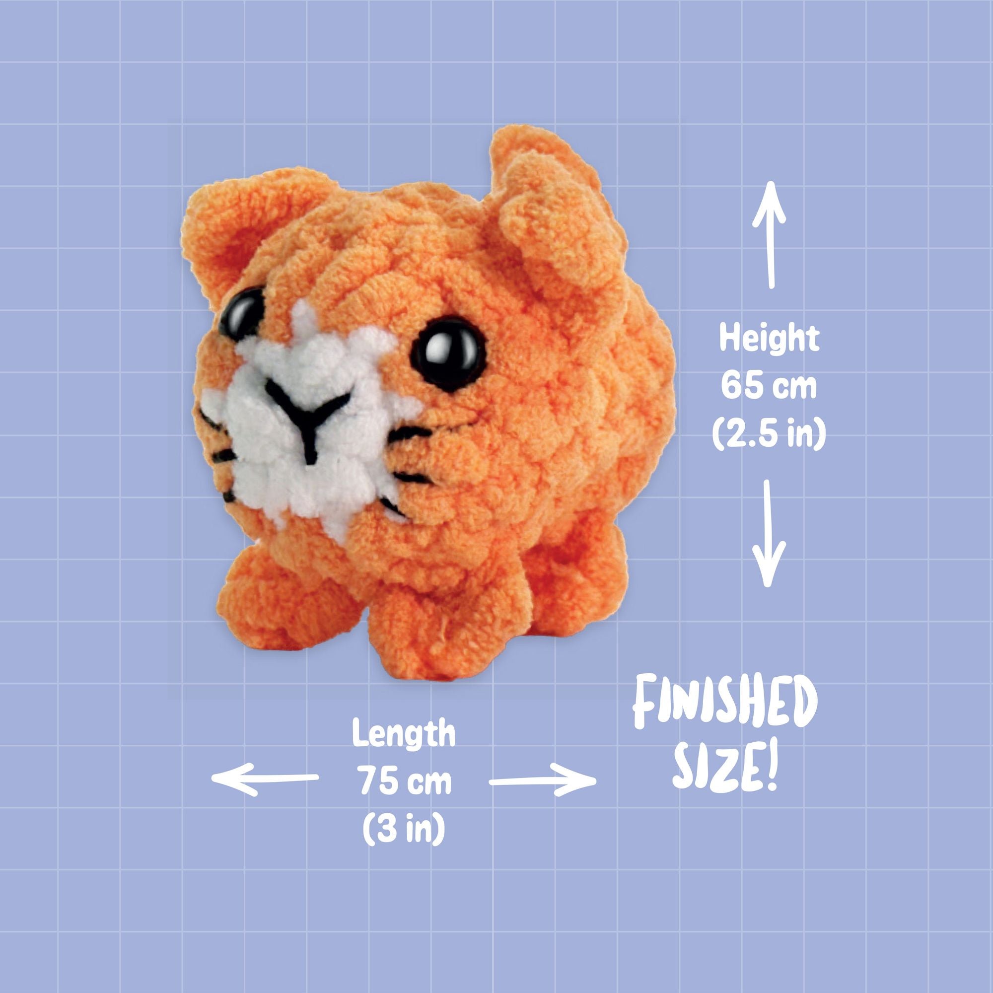 Oh My Craft Cuddly Kitten Crochet Plushie