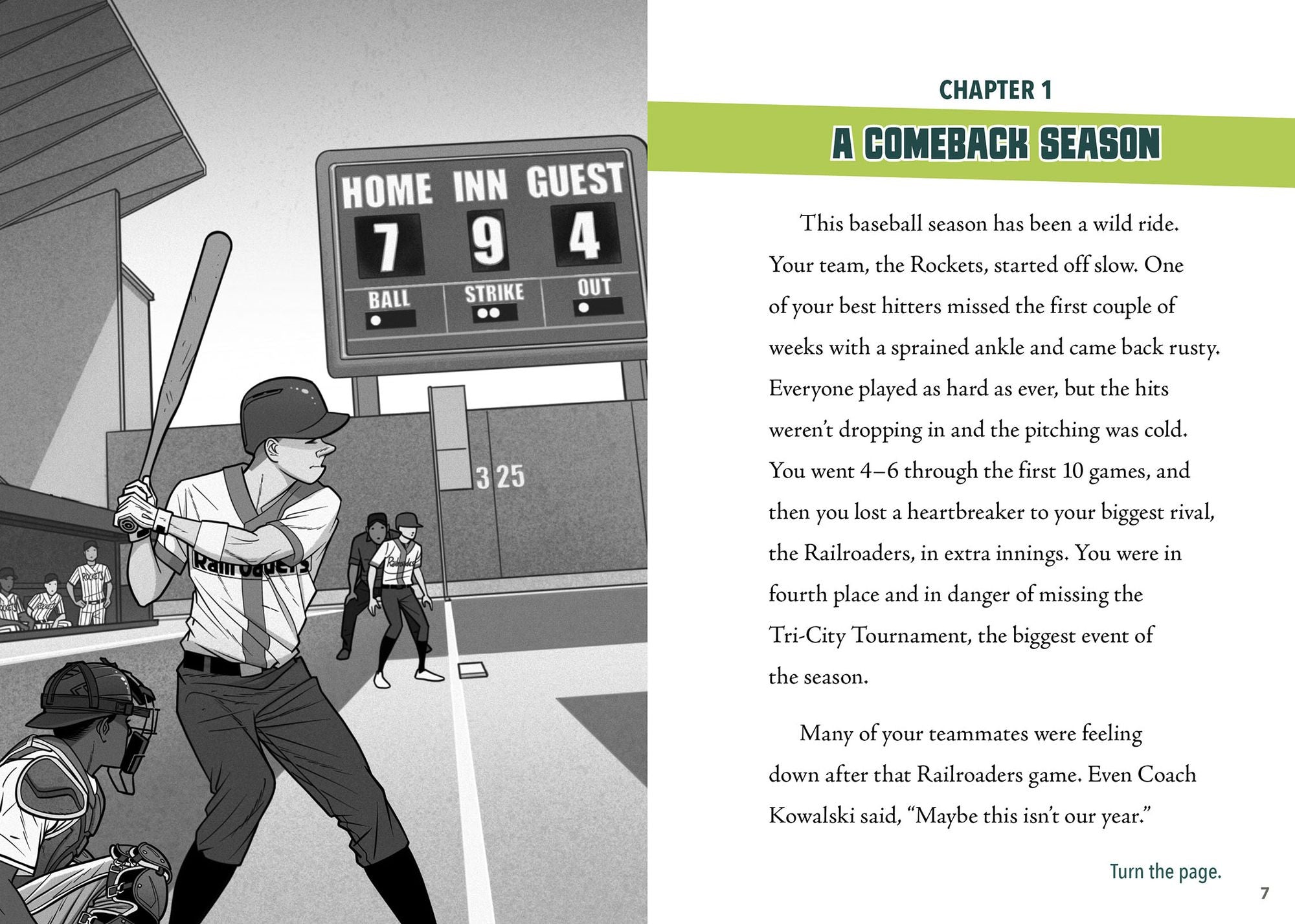 Game Day Baseball: An Interactive Sports Story