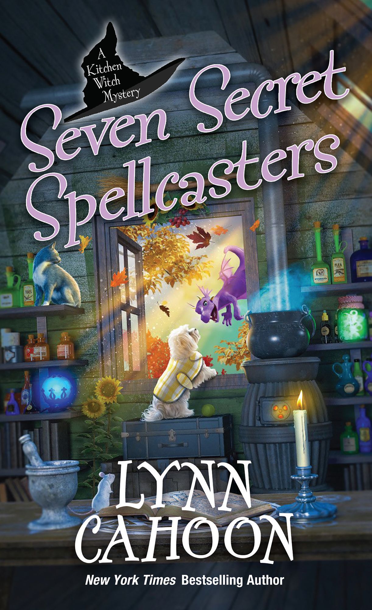 Seven Secret Spellcasters (Kitchen Witch Mystery Series #7)