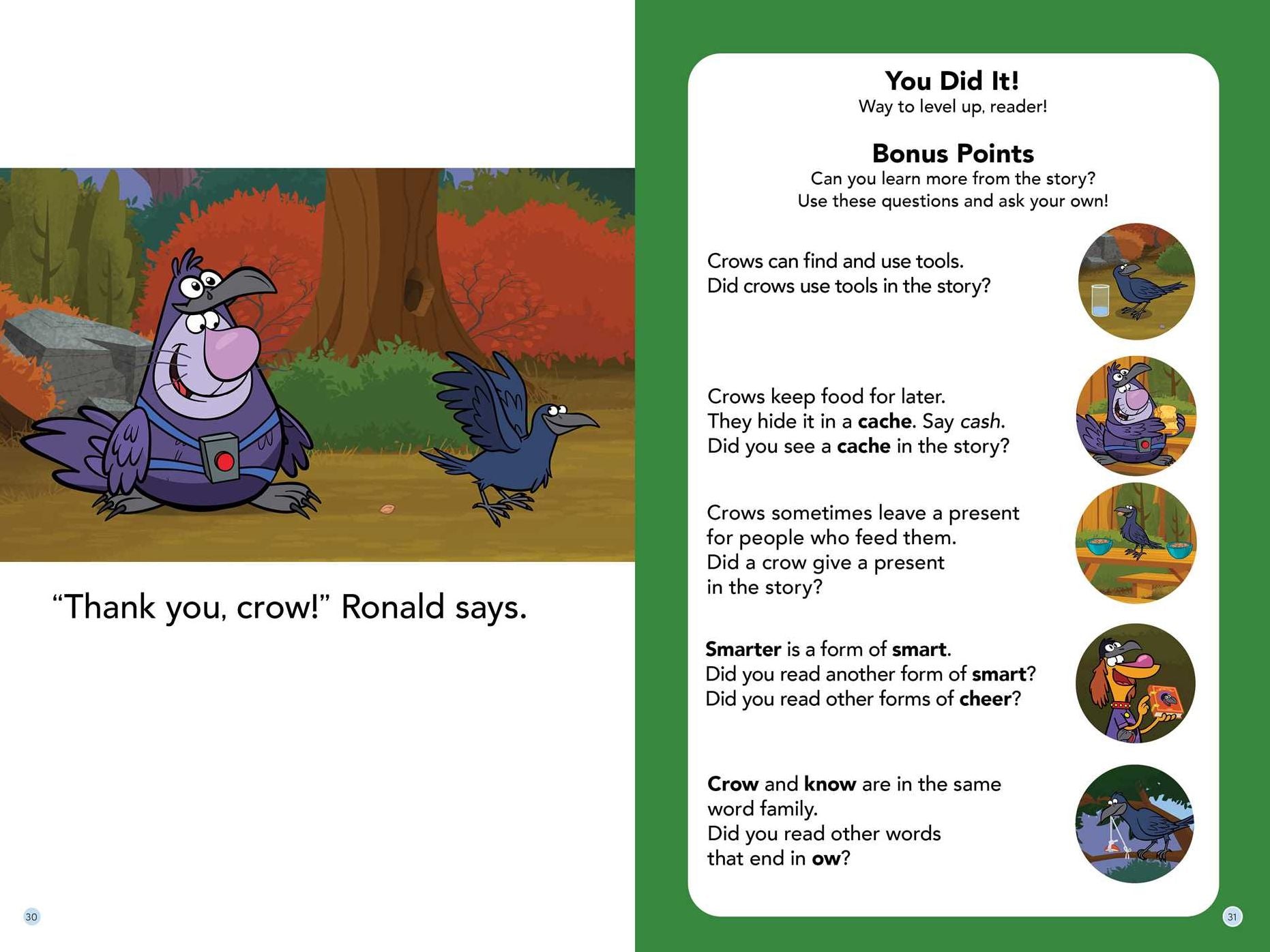 Nature Cat: What Does a Crow Know? (Level Up! Readers): A Beginning Reader Science & Animal Book for Kids Ages 5 to 7