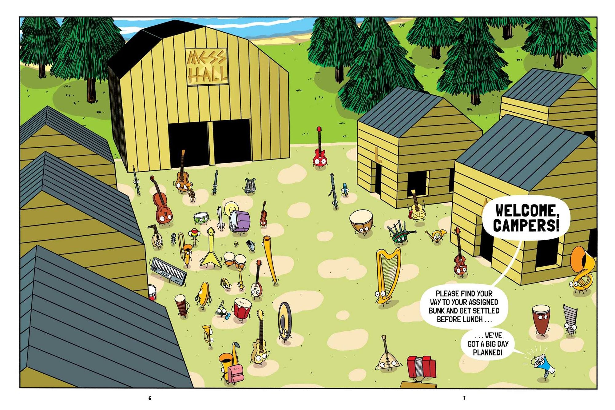 Band Camp! 1: All Together Now! (Band Camp! #1)(A Little Bee Graphic Novel Series for Kids)