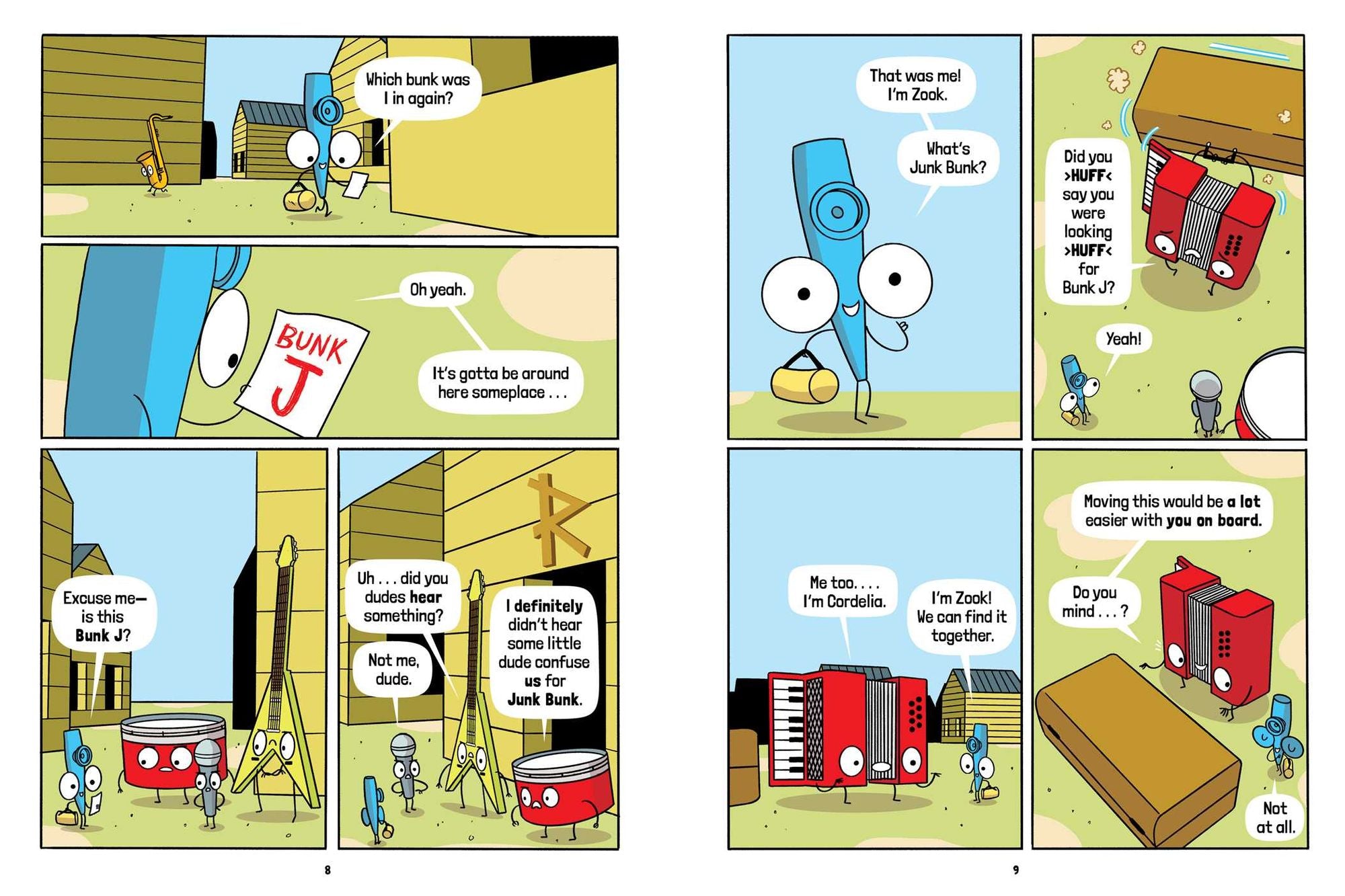 Band Camp! 1: All Together Now! (Band Camp! #1)(A Little Bee Graphic Novel Series for Kids)