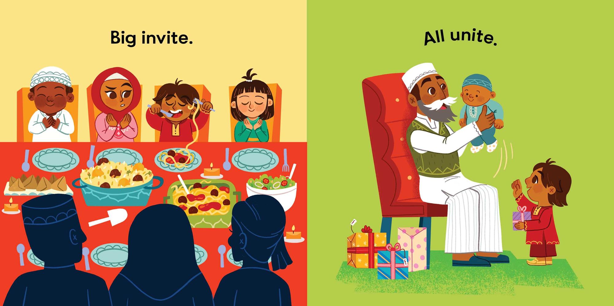 Excited for Eid (An Our Neighborhood Series Board Book for Toddlers Celebrating Islam)