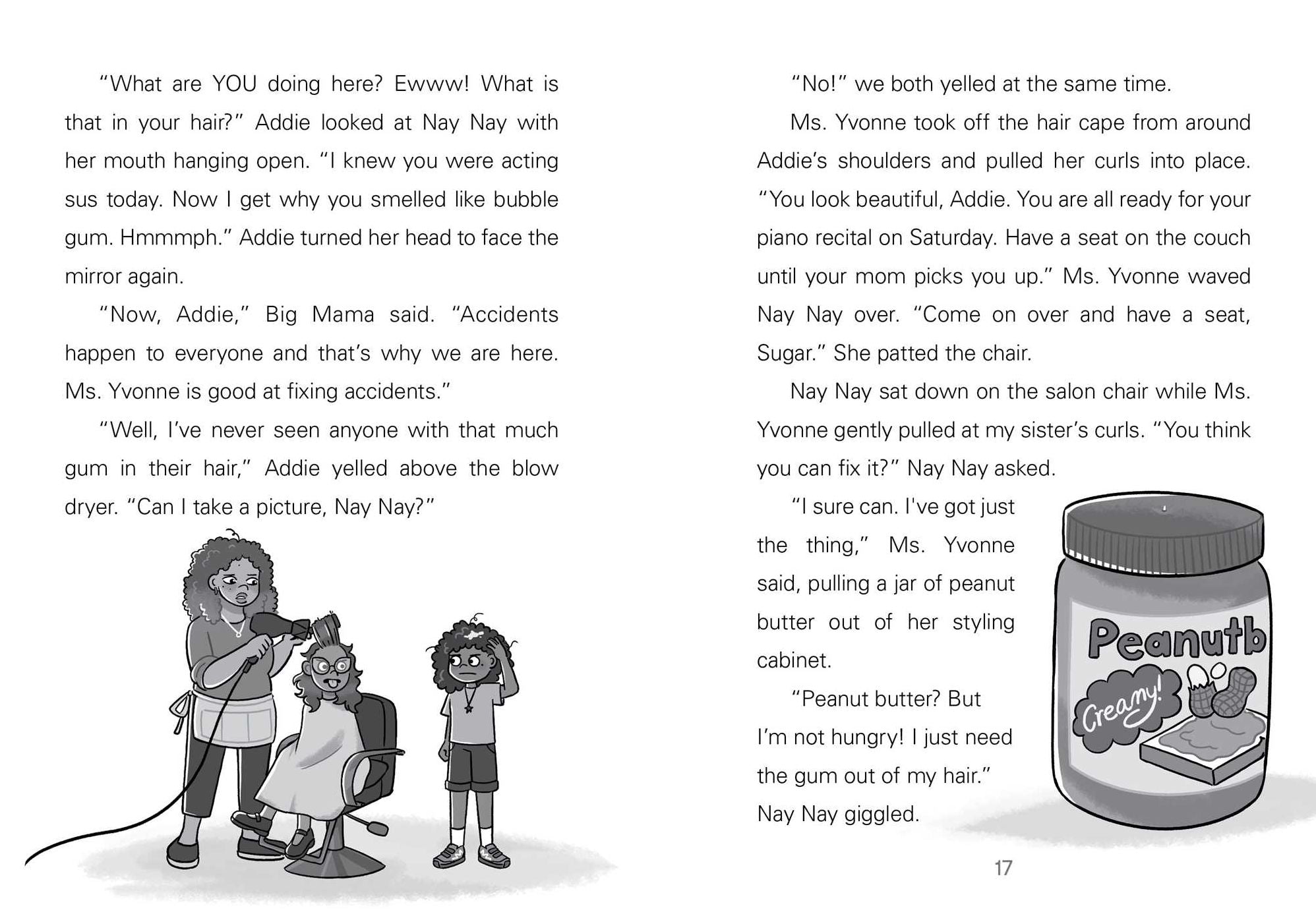 Neecy and Nay Nay and the Tangled, Hairy Mess (Neecy and Nay Nay #1) (A Little Bee Books Chapter Book Series)