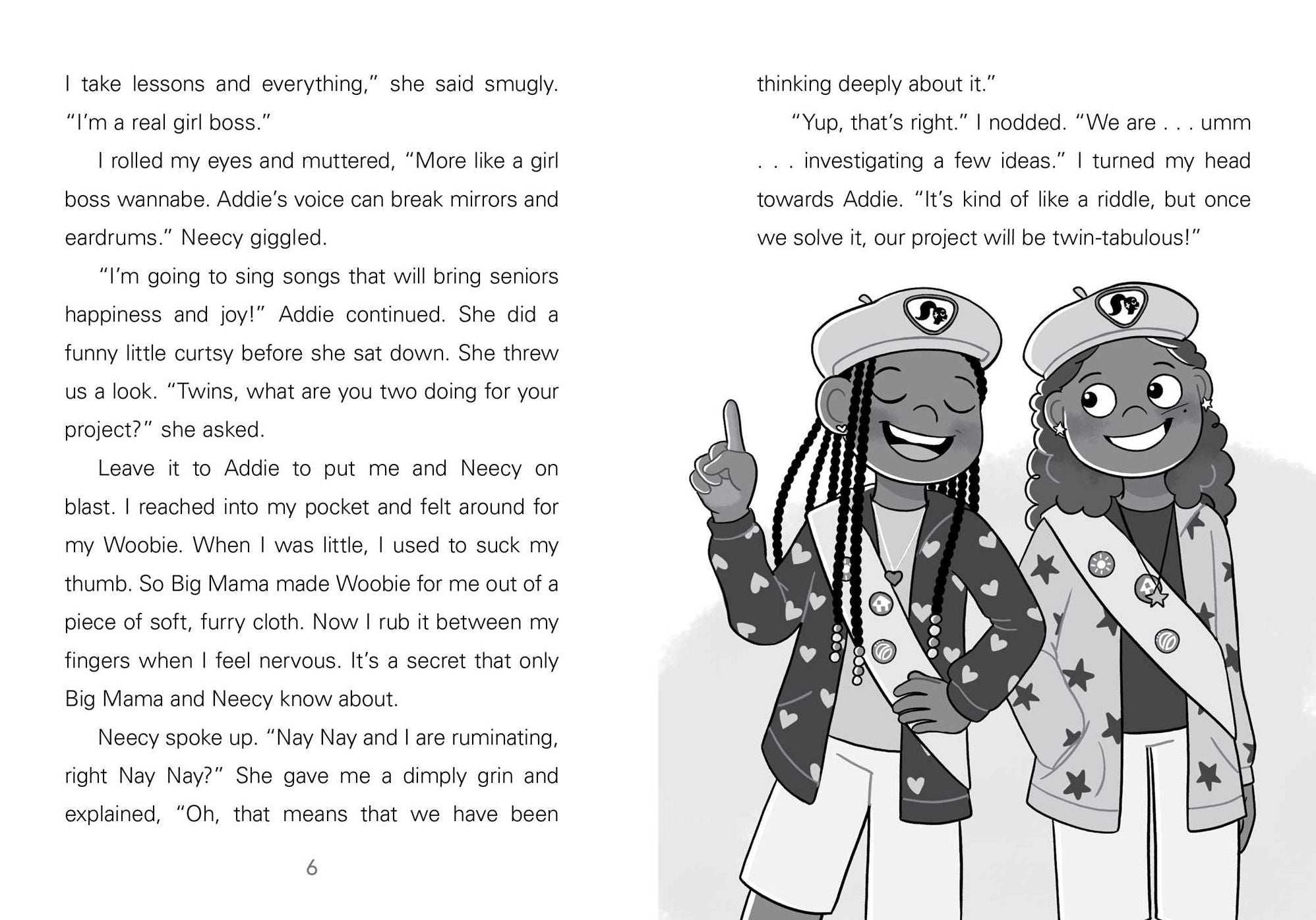 Neecy and Nay Nay and the Glitter Girls (Neecy and Nay Nay #2) (A Little Bee Books Chapter Book Series)