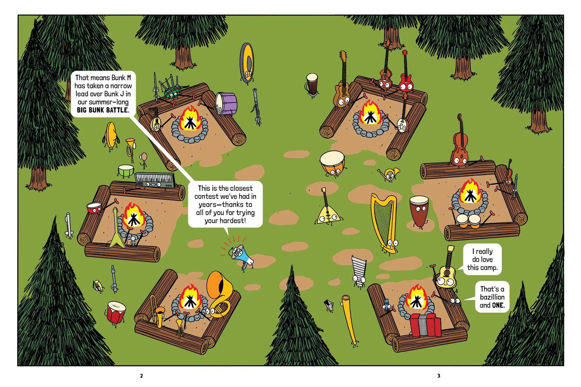 Band Camp! 4: The Big Audition (Band Camp! #4)(A Little Bee Graphic Novel Series for Kids)