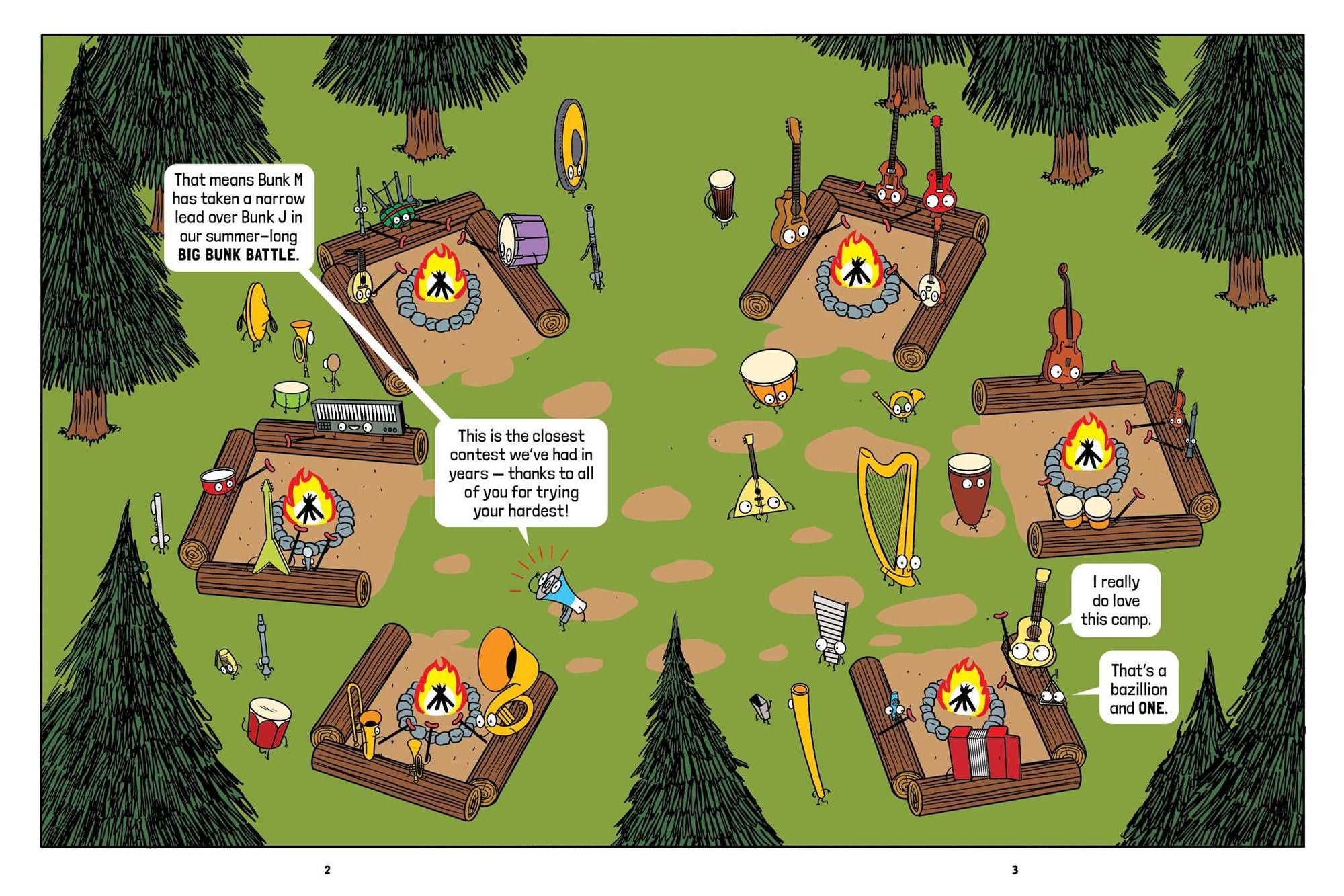 Band Camp! 4: The Big Audition (Band Camp! #4)(A Little Bee Graphic Novel Series for Kids)