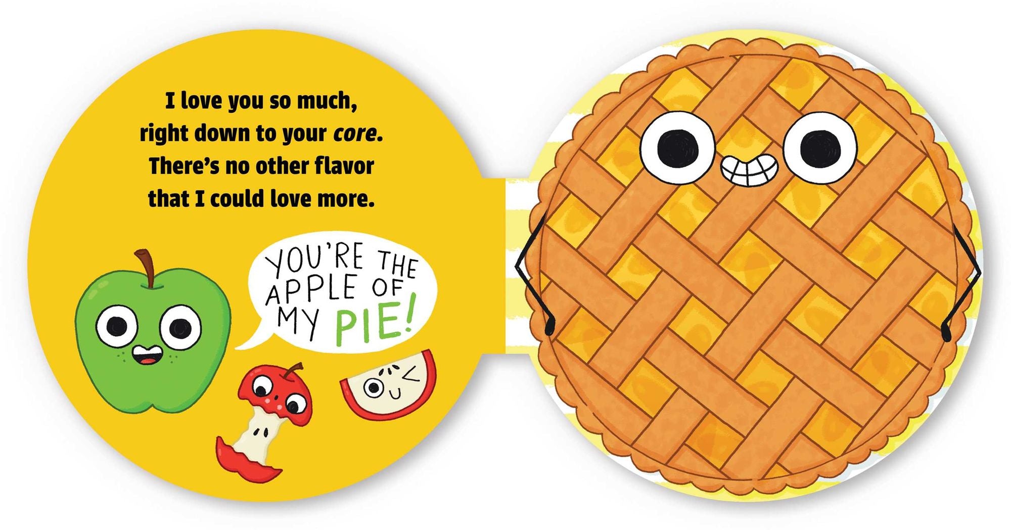 Pie Love You (A Shaped Novelty Board Book for Toddlers)