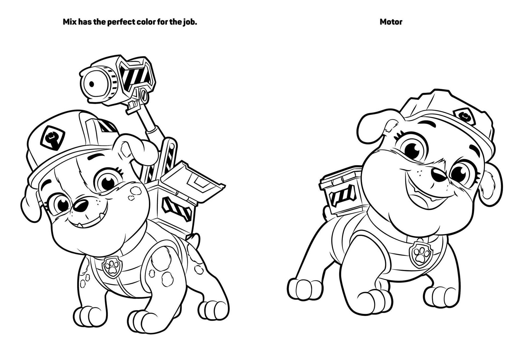 Rubble & Crew: My First Big Book of Coloring (A Paw Patrol Rubble & Crew Nickelodeon Coloring Book for Kids)